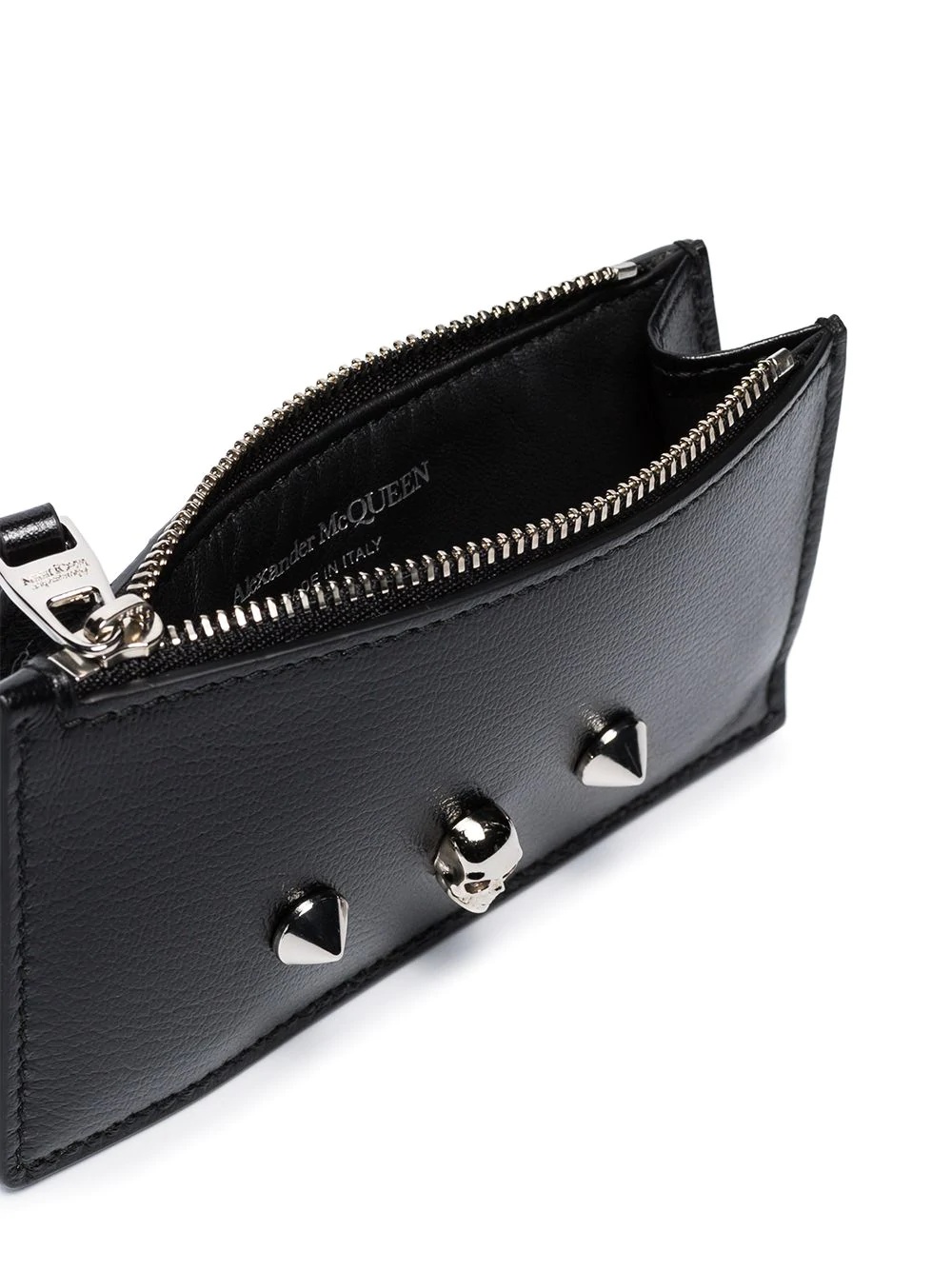 skull stud zipped pouch - 3