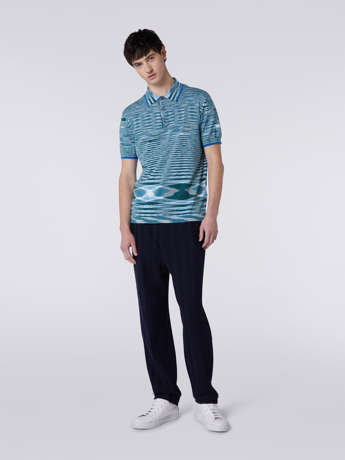 Slub cotton polo shirt - 2