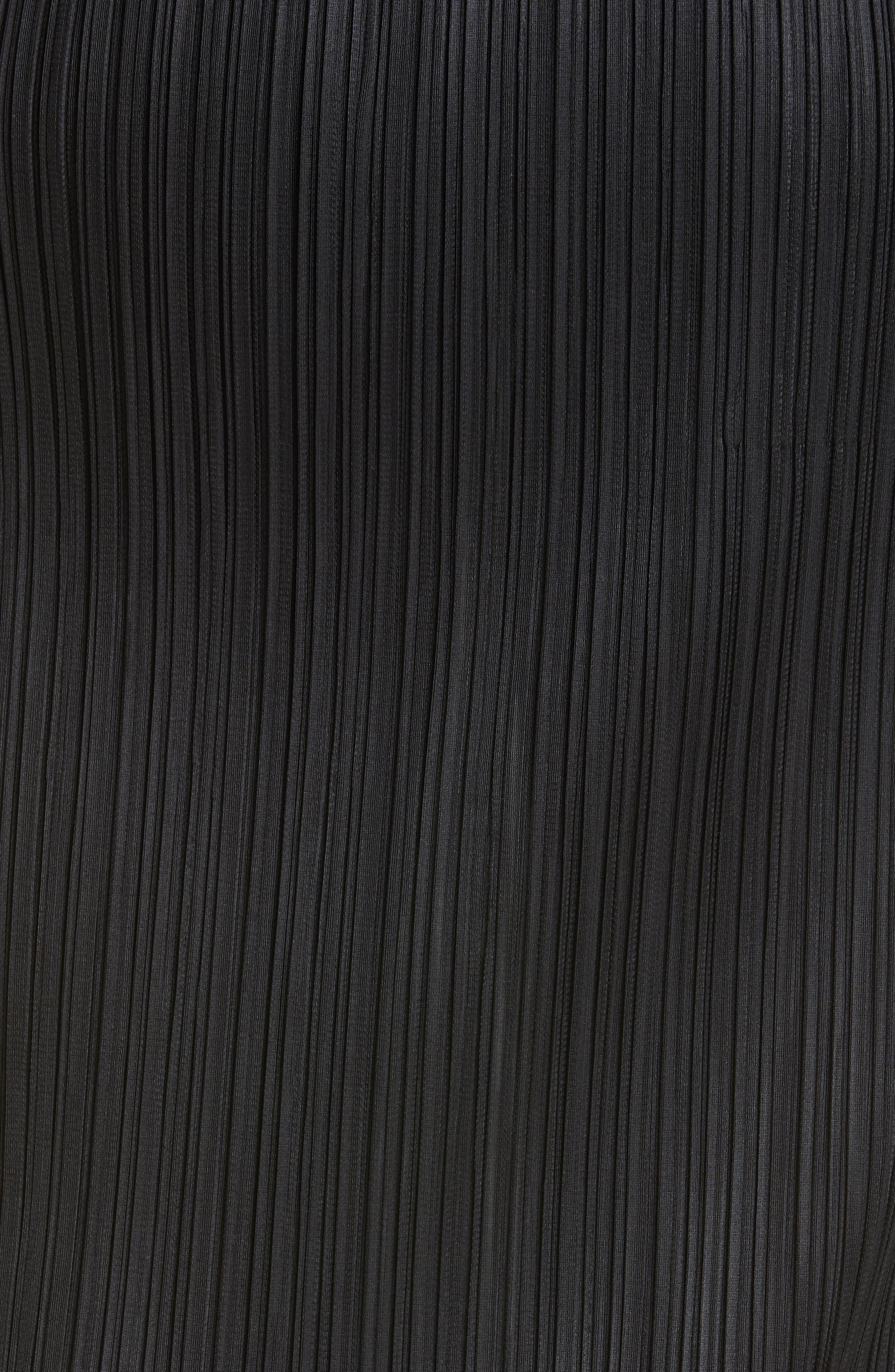 Pleats Please Issey Miyake Basics Pleated Midi Skirt in Black at Nordstrom - 6