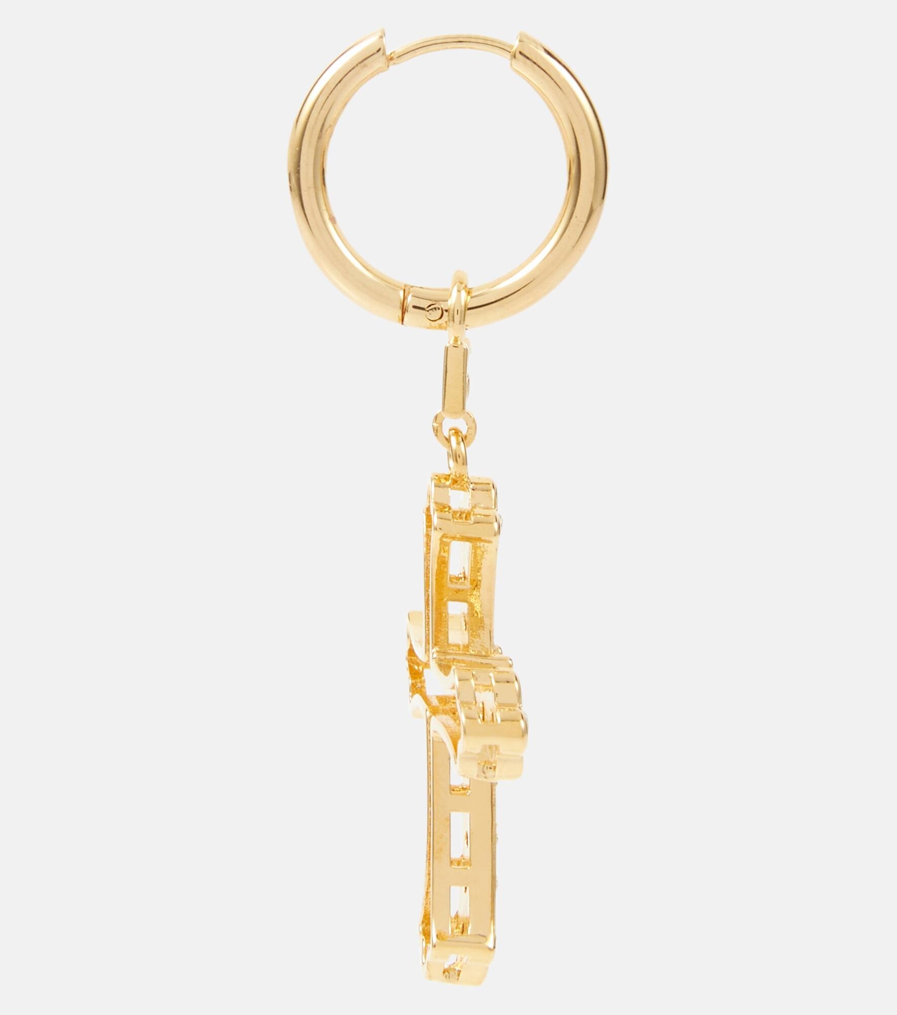 Crystal-embellished drop earrings - 2