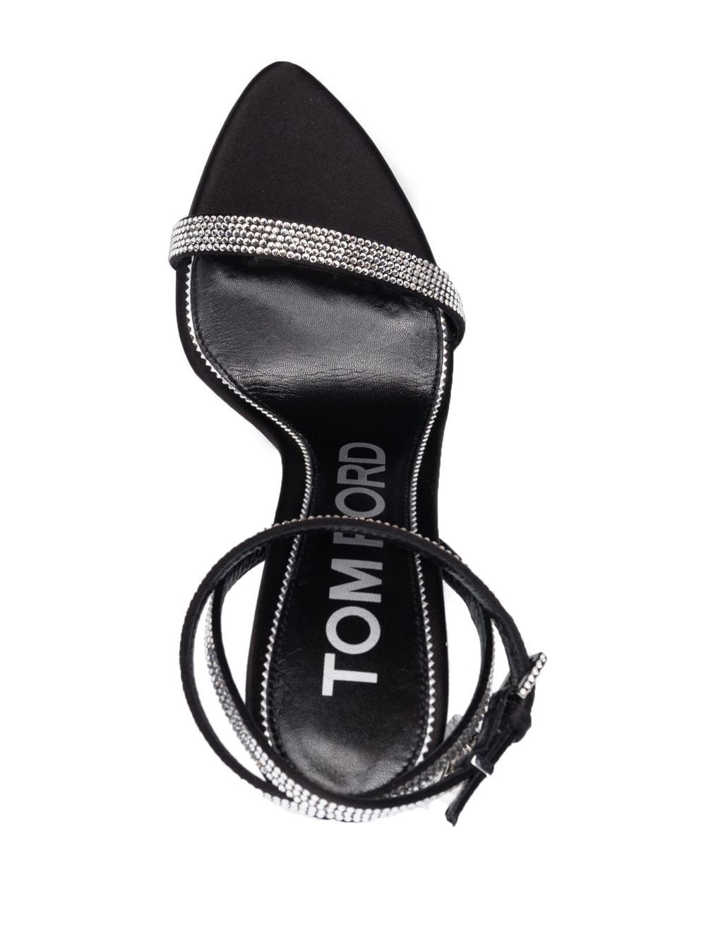 crystal-embellished 120mm sandals - 4