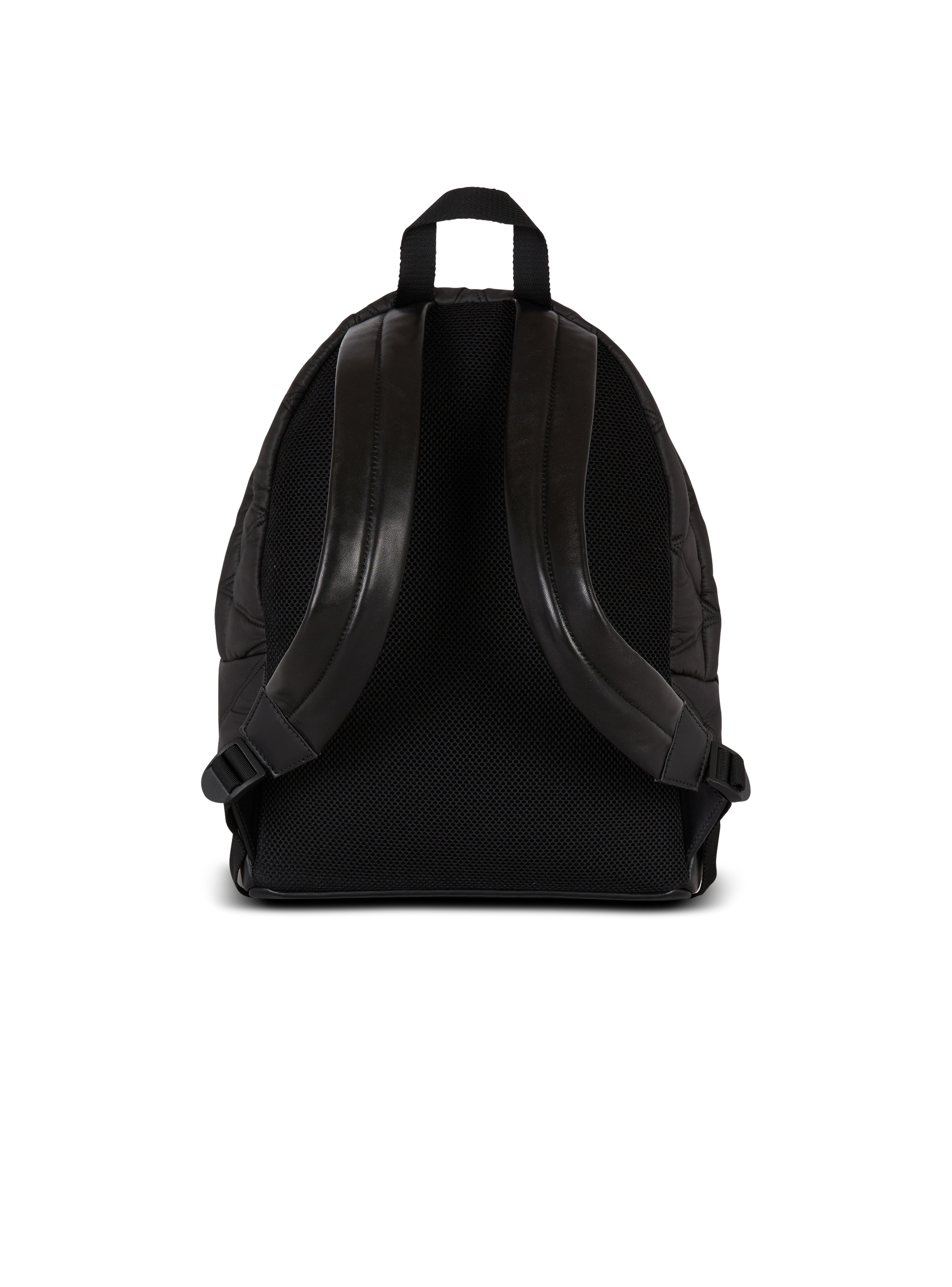 Quilted nylon backpack with diamond motif - 4