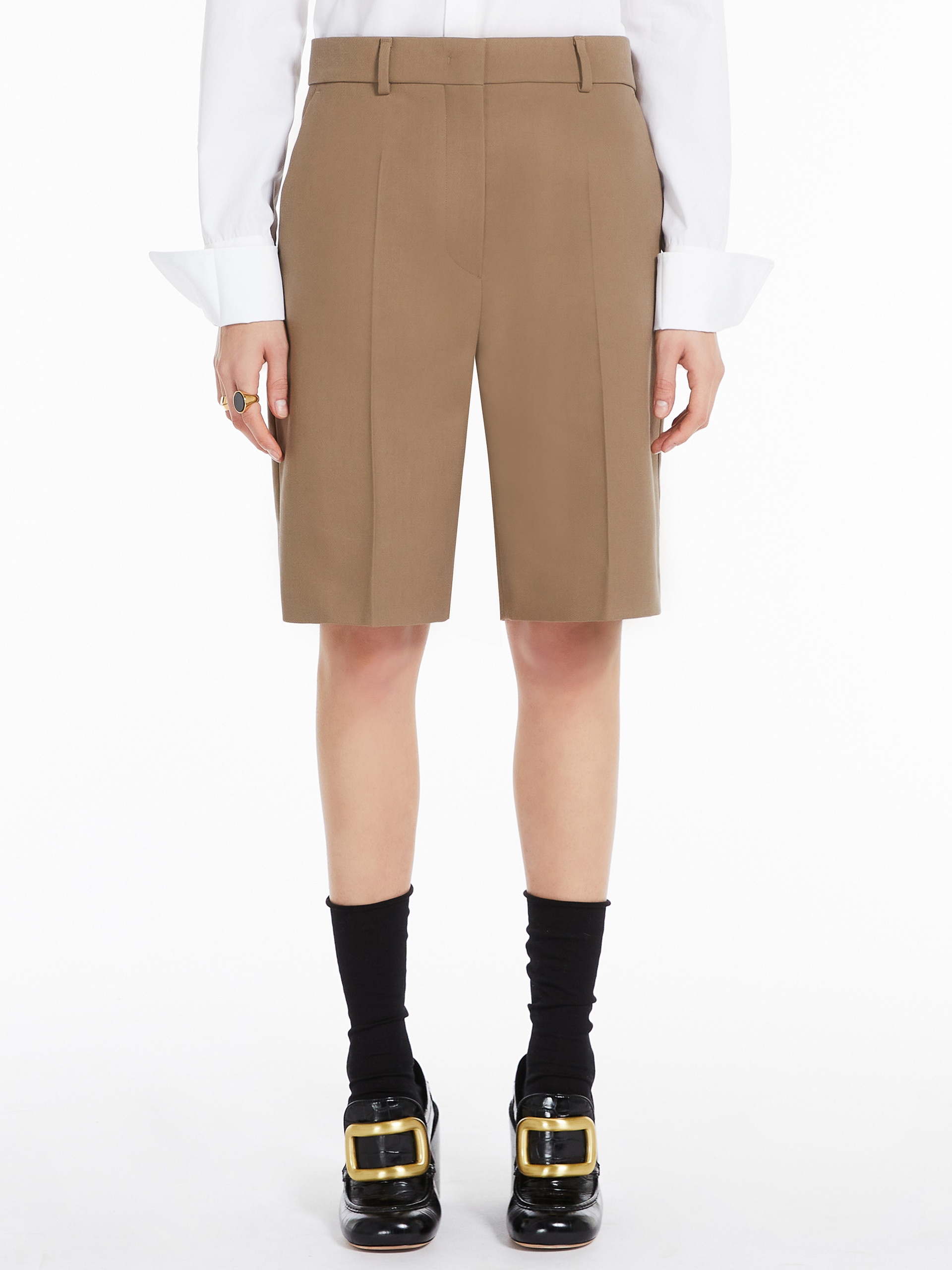 OCRA Tailoring-inspired Bermuda shorts in cotton and viscose - 3