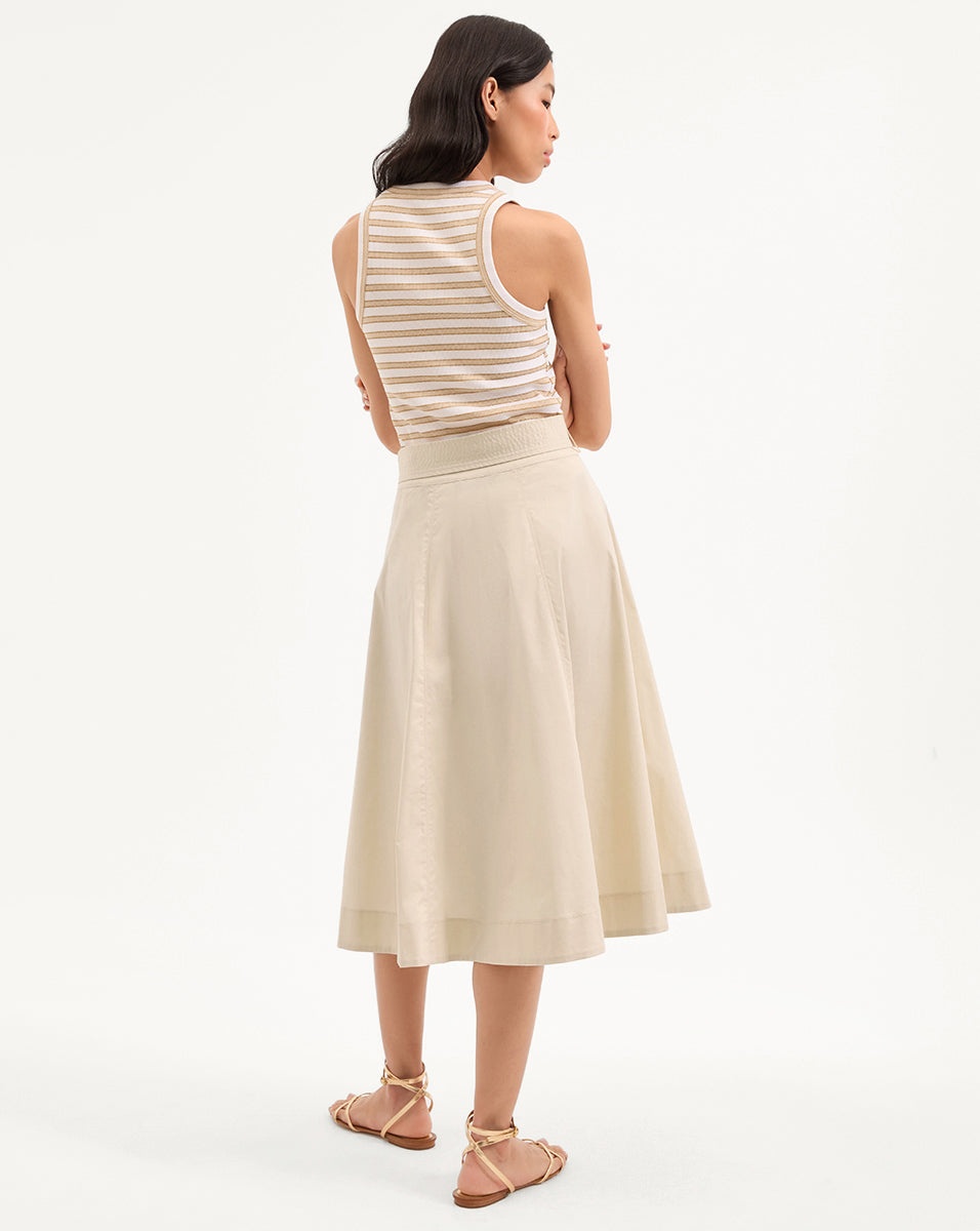 FACIA A-LINE MIDI SKIRT - 6