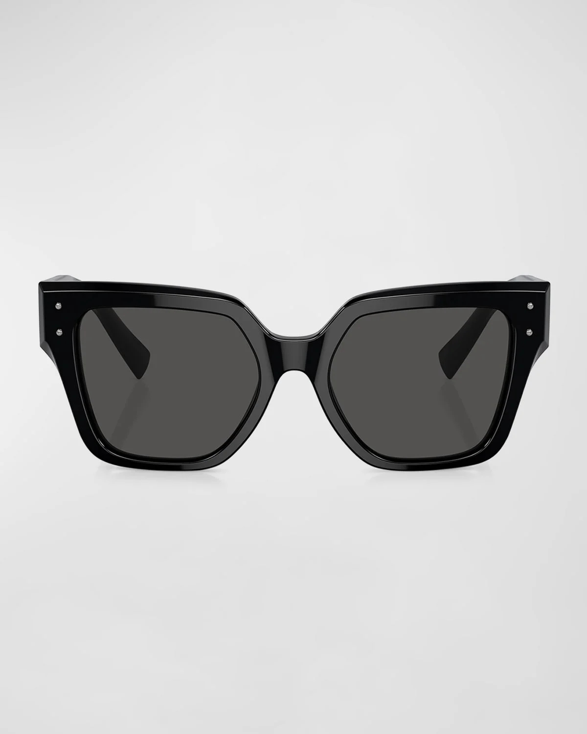 Monochrome Acetate & Plastic Butterfly Sunglasses - 1