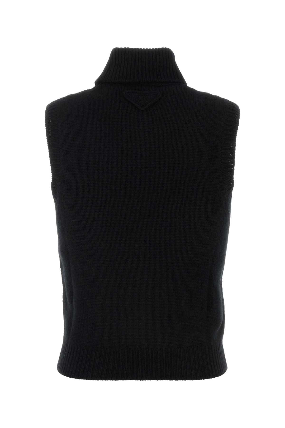 Prada Women Black Cashmere Vest - 2