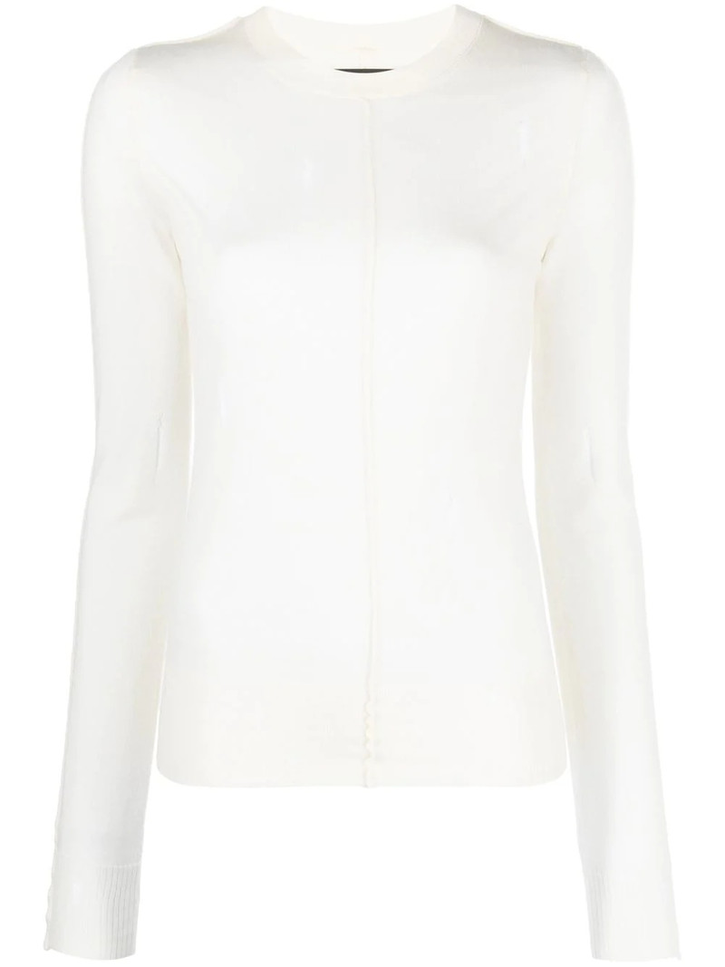 distressed cashmere jumper 1