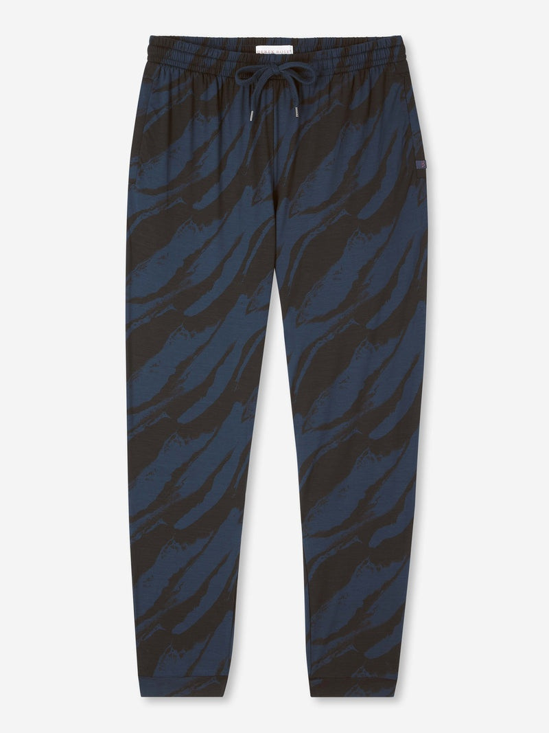 Men's Track Pants London 8 Micro Modal Navy 1