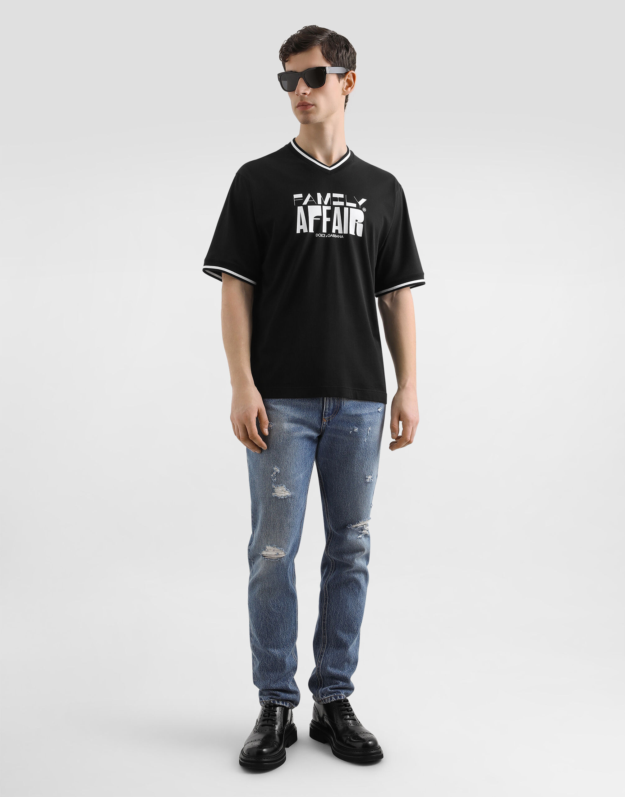 Regular cotton jeans - 4