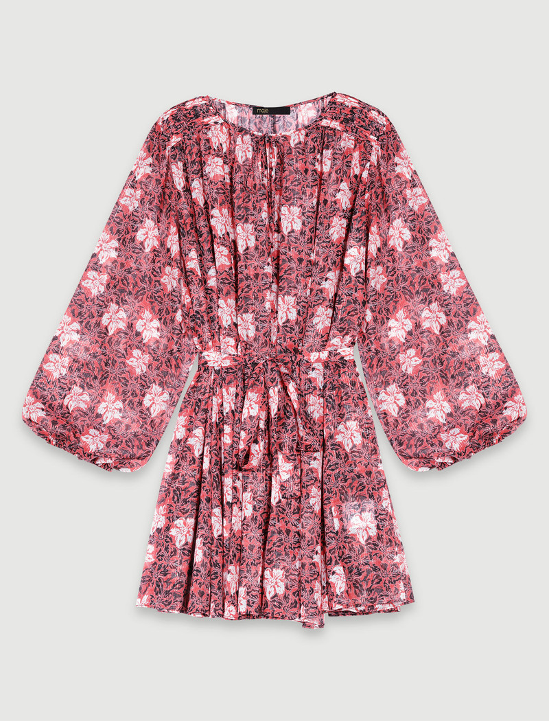 Short floral dress 1