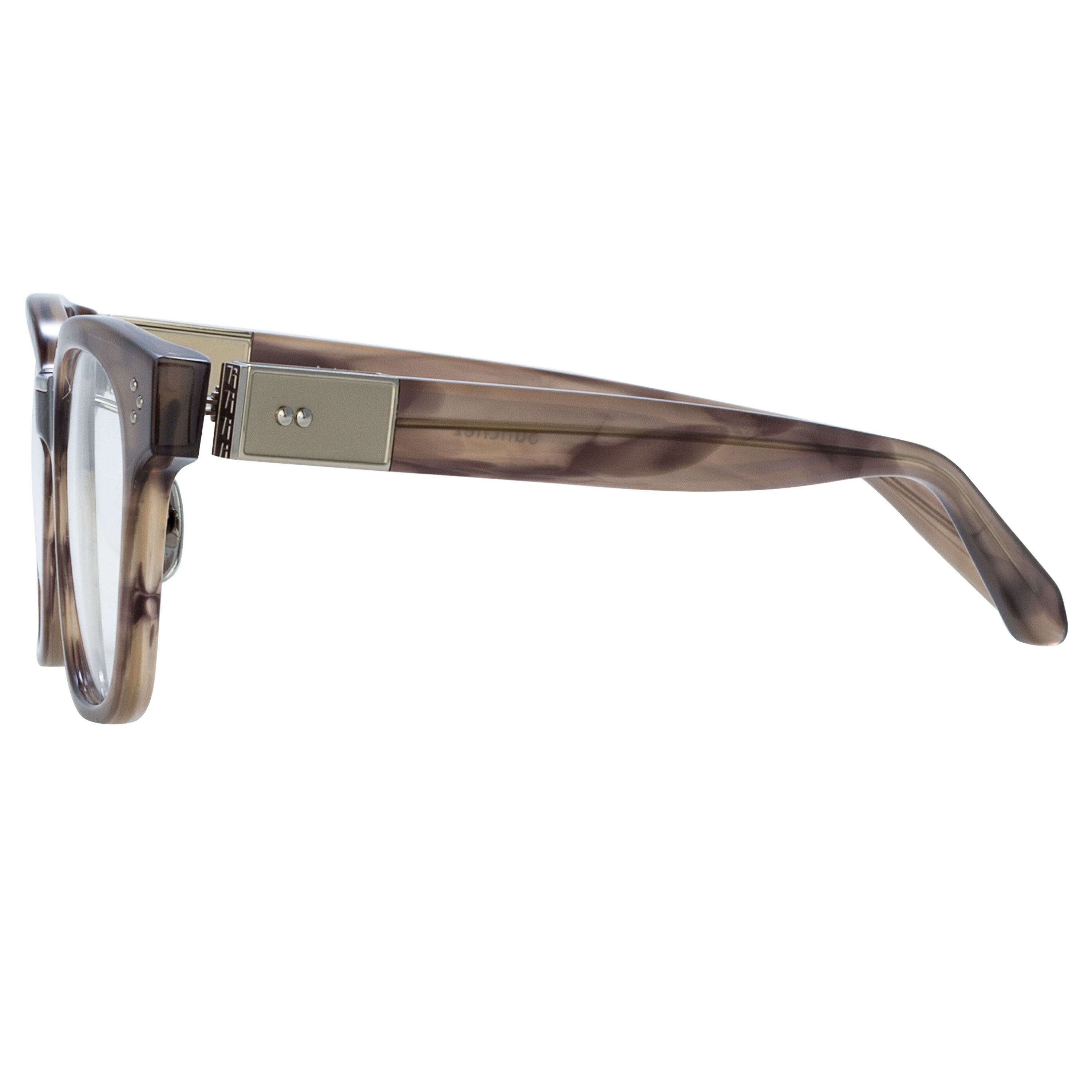 SANCHEZ OPTICAL D-FRAME IN GREY HORN (ASIAN FIT) - 4