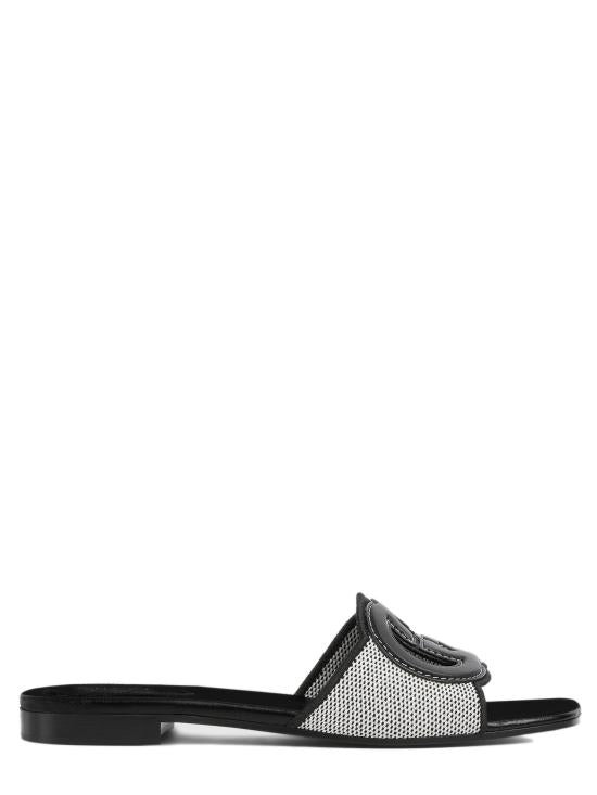SLIDE SANDAL WITH INTERLOCKING G - 1