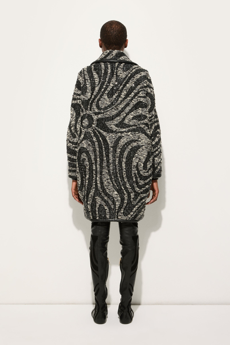TWEED COAT WITH MARMO PATTERN 4