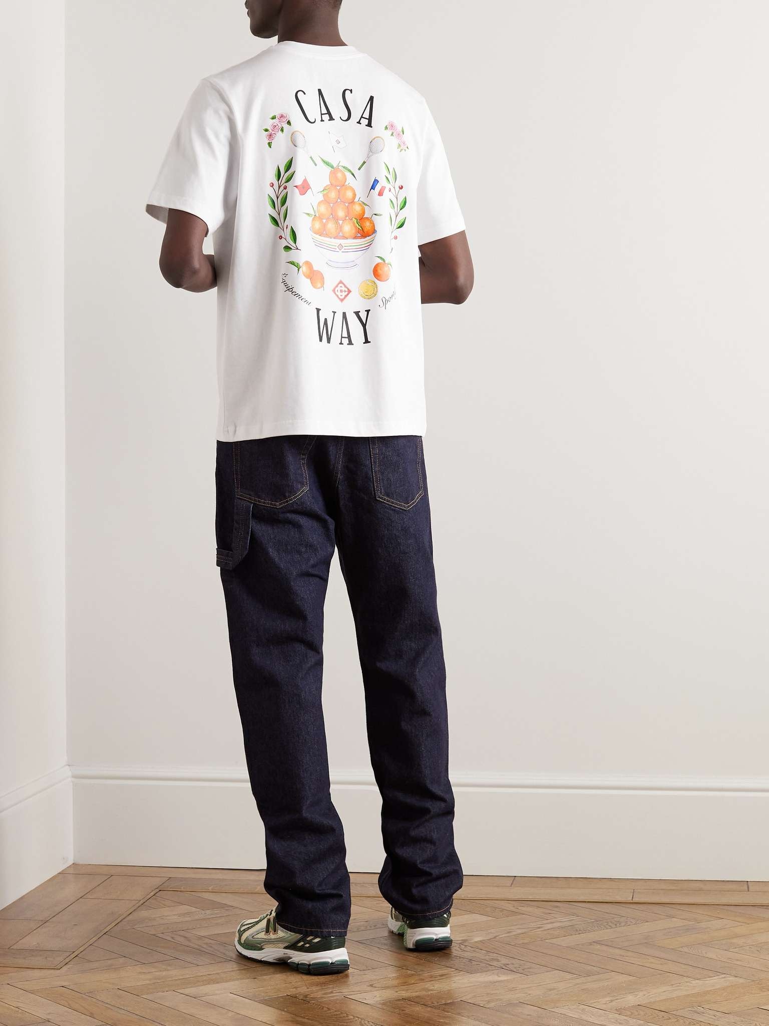 Casa Way Logo-Print Organic Cotton-Jersey T-Shirt - 2
