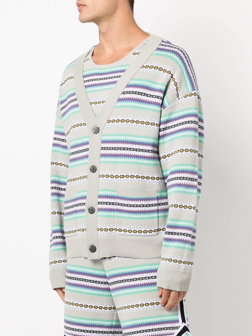 Nogales Fair Isle knit cardigan - 3