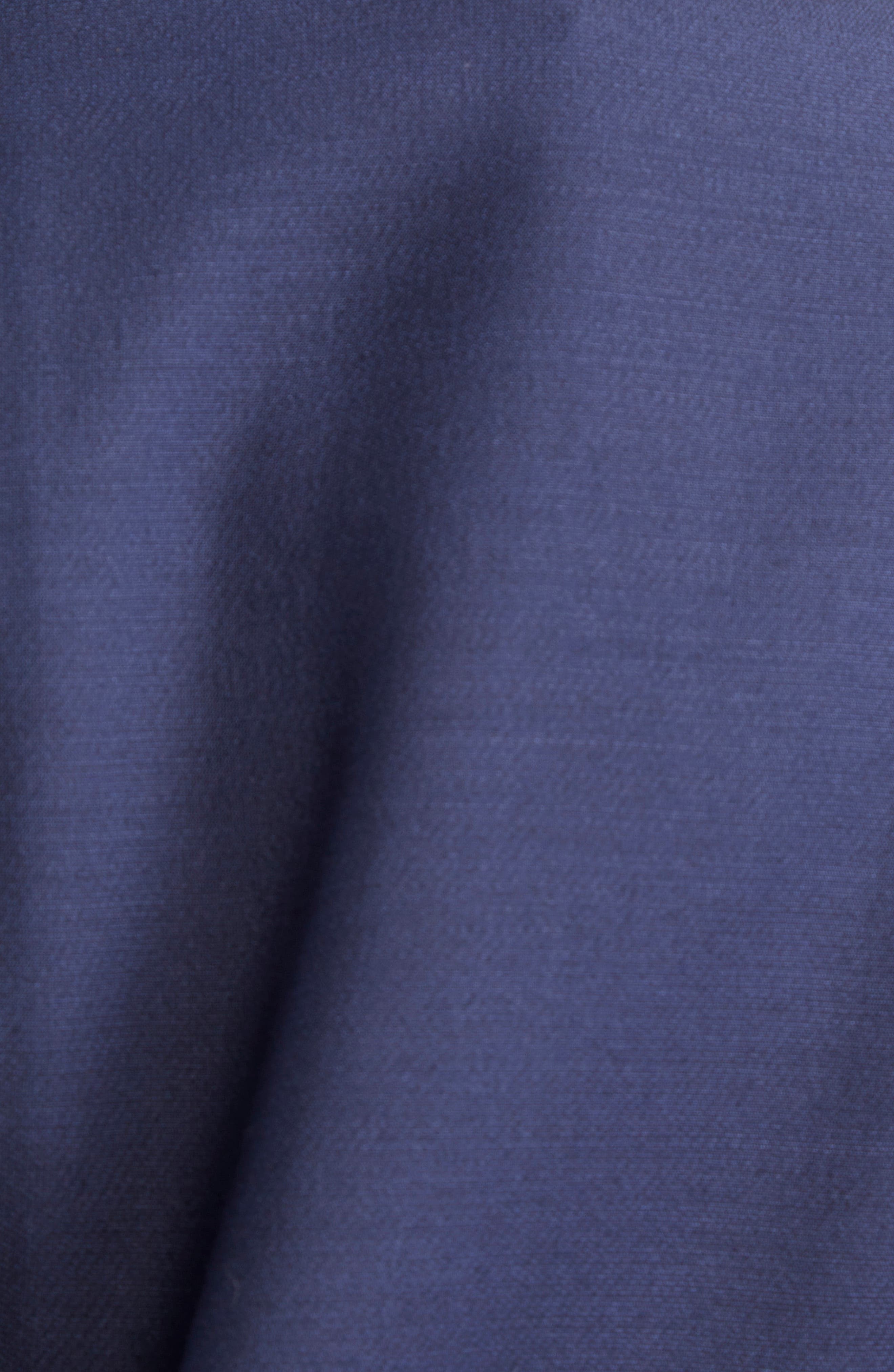 Valentino Garavani Long Sleeve Crepe Couture Minidress in Blue Multi at Nordstrom - 6