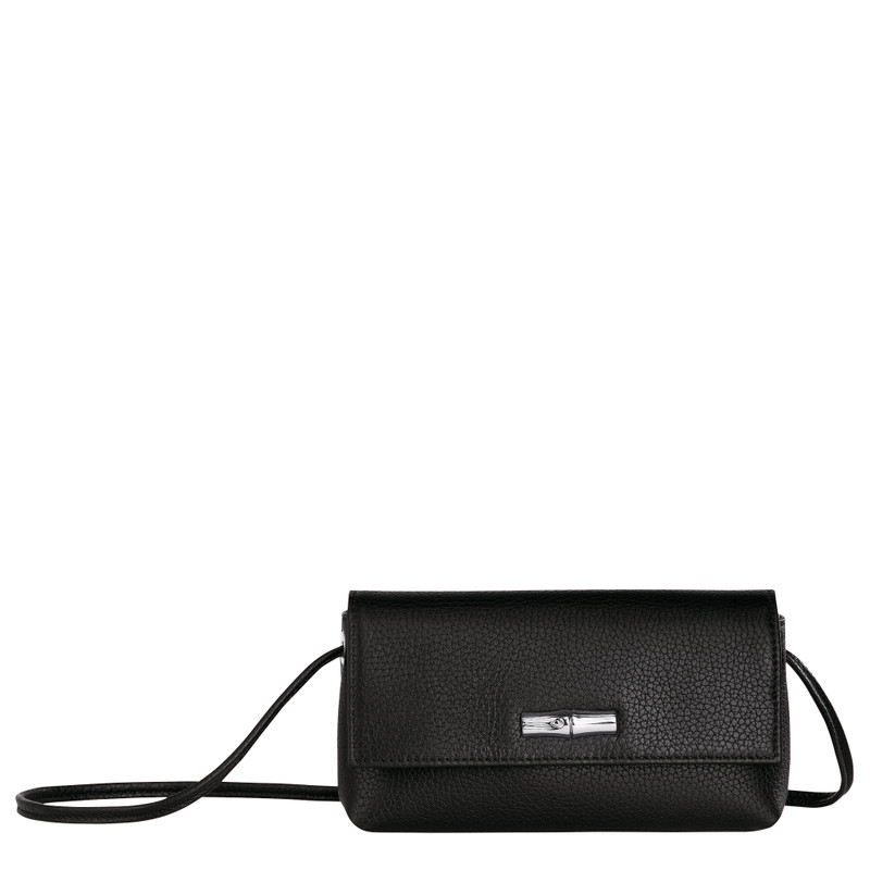 Roseau Essential Clutch XS Black - Leather 1