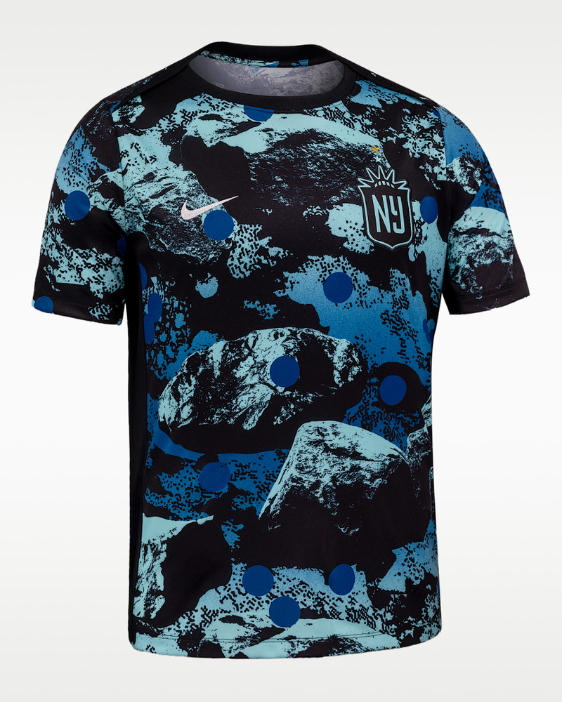 Gotham FC Men's Nike NWSL Short-Sleeve Pre-Match Top 4