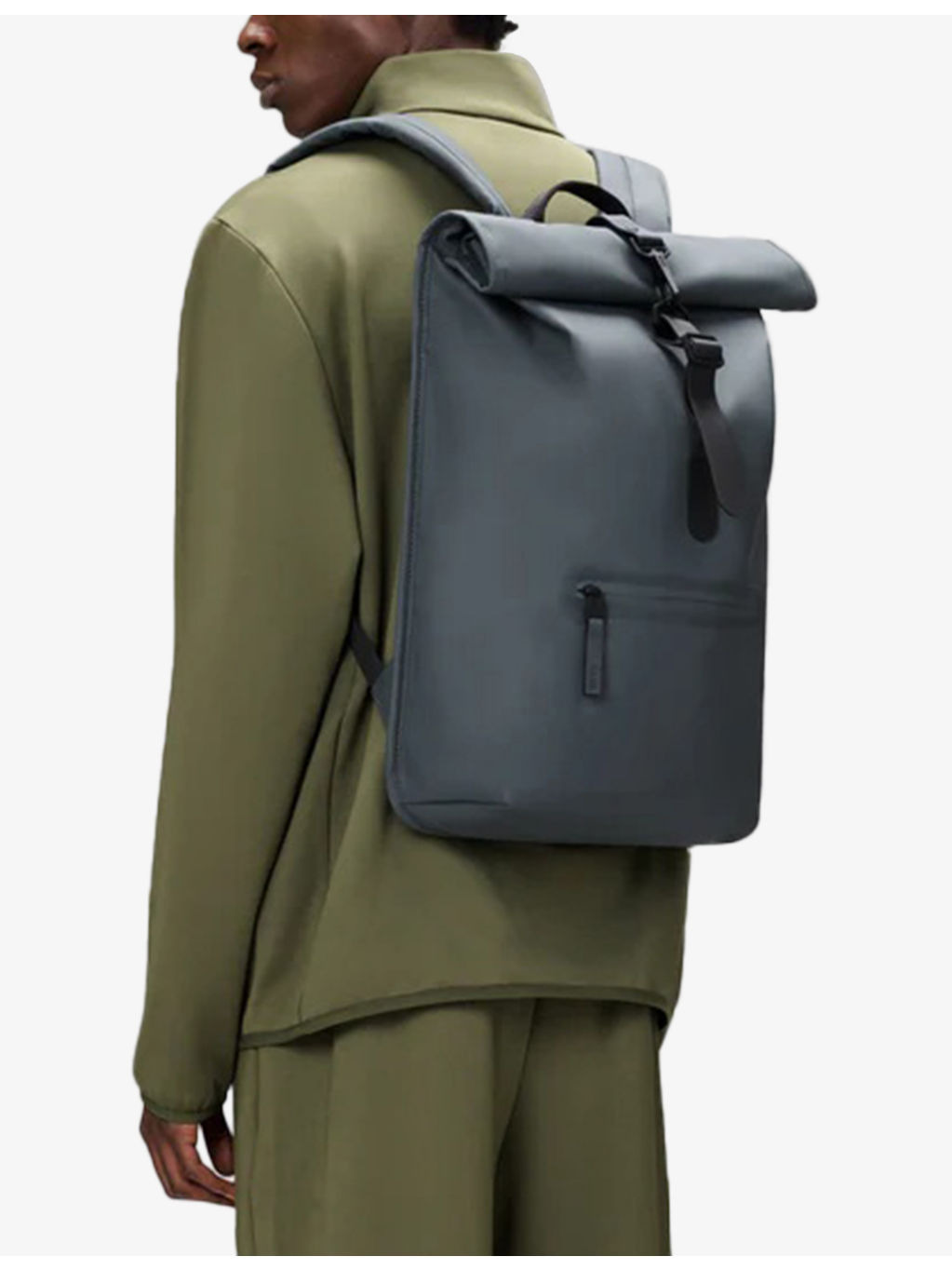 Roll-top waterproof shell backpack - 2