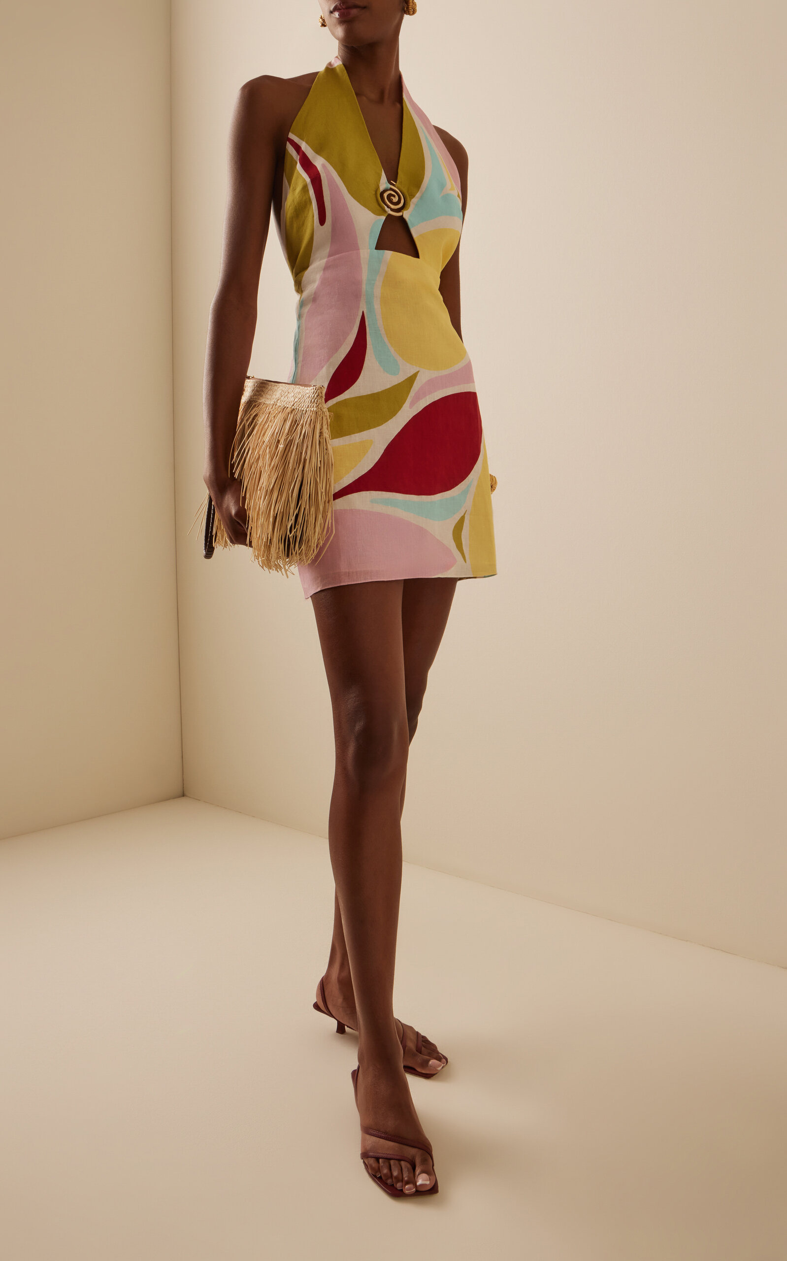 Exclusive Riviera Dalia Linen Dress multi - 2