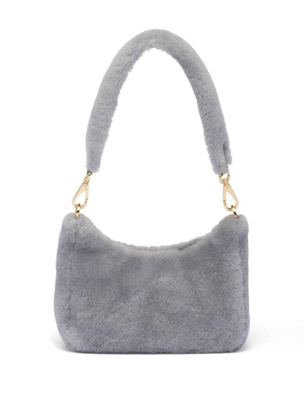 mini shearling shoulder bag - 3