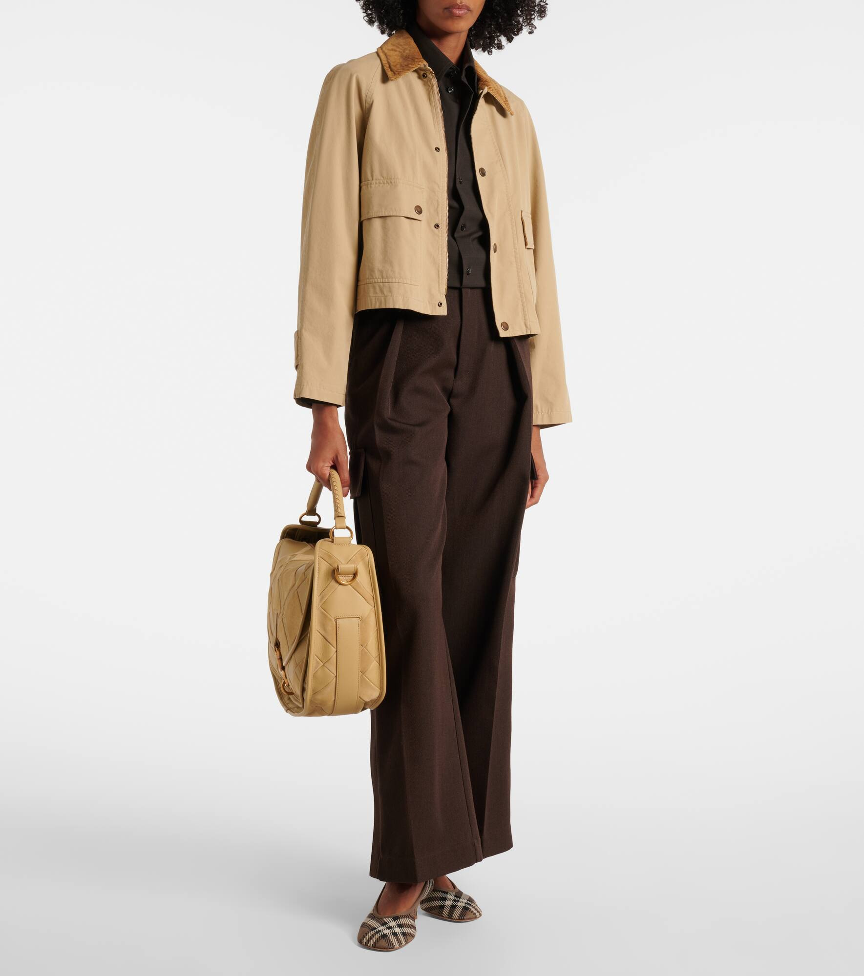 Medium leather shoulder bag - 5