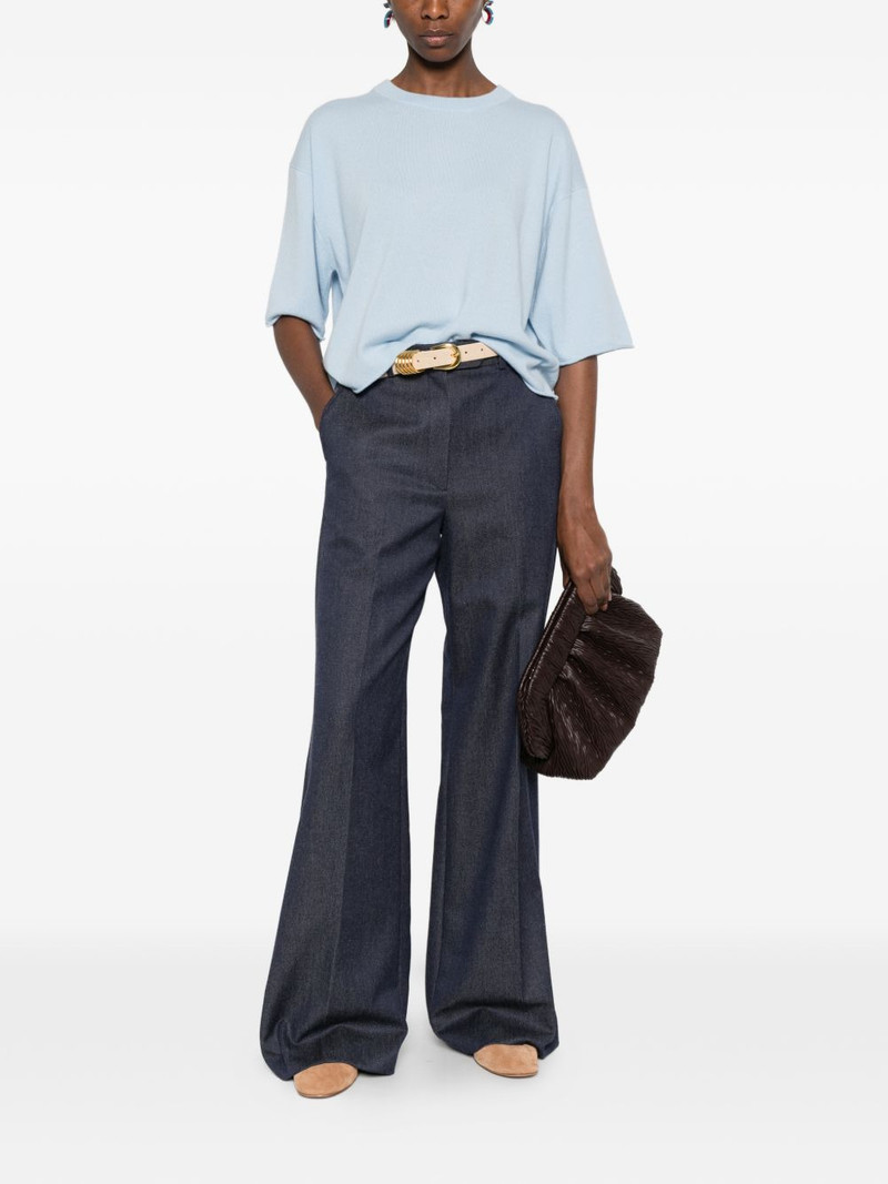 Allude raw-cut T-shirt outlook
