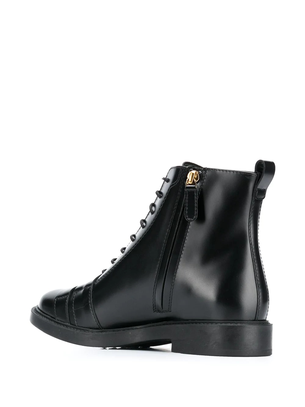 lace up ankle boots with buckle detailing - 3