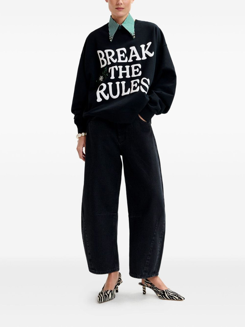 ESSENTIEL ANTWERP twisted-seam cotton barrel-leg jeans outlook