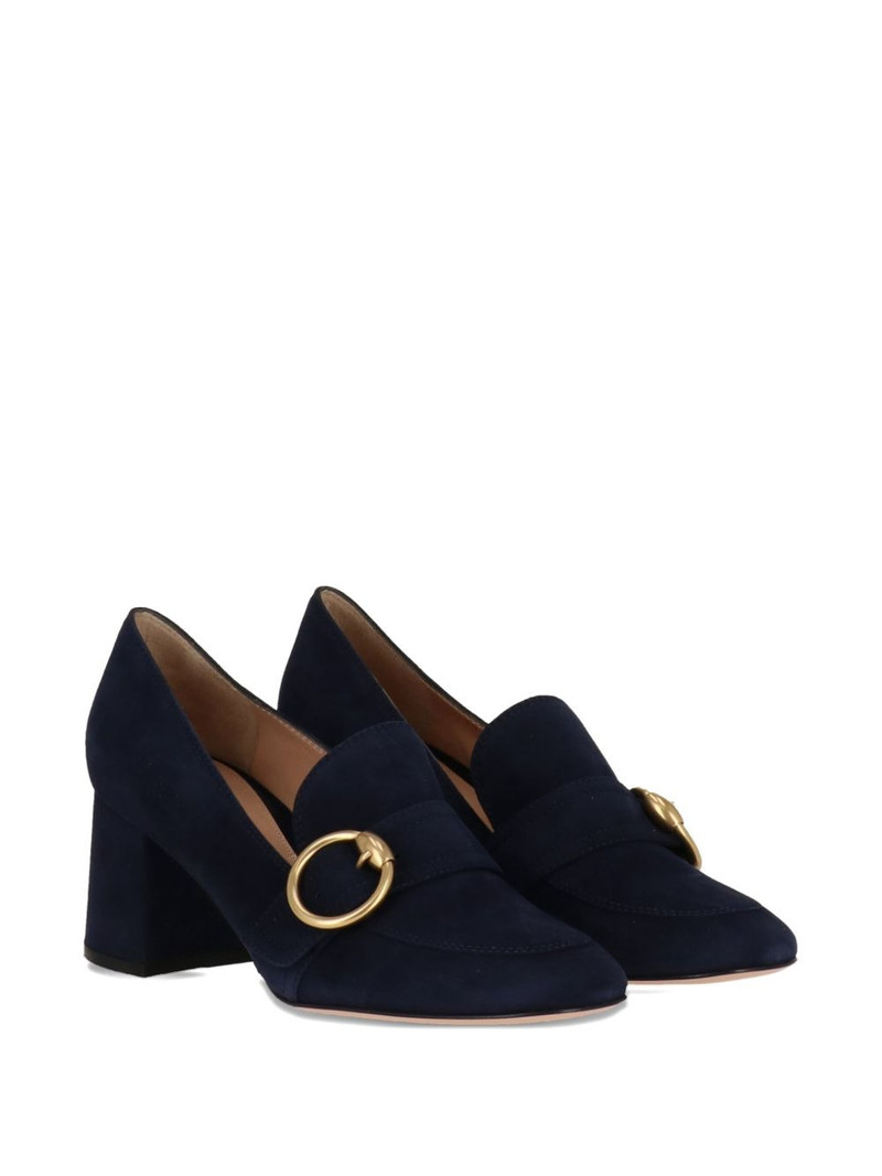Gianvito Rossi Camden buckle-detail loafers outlook