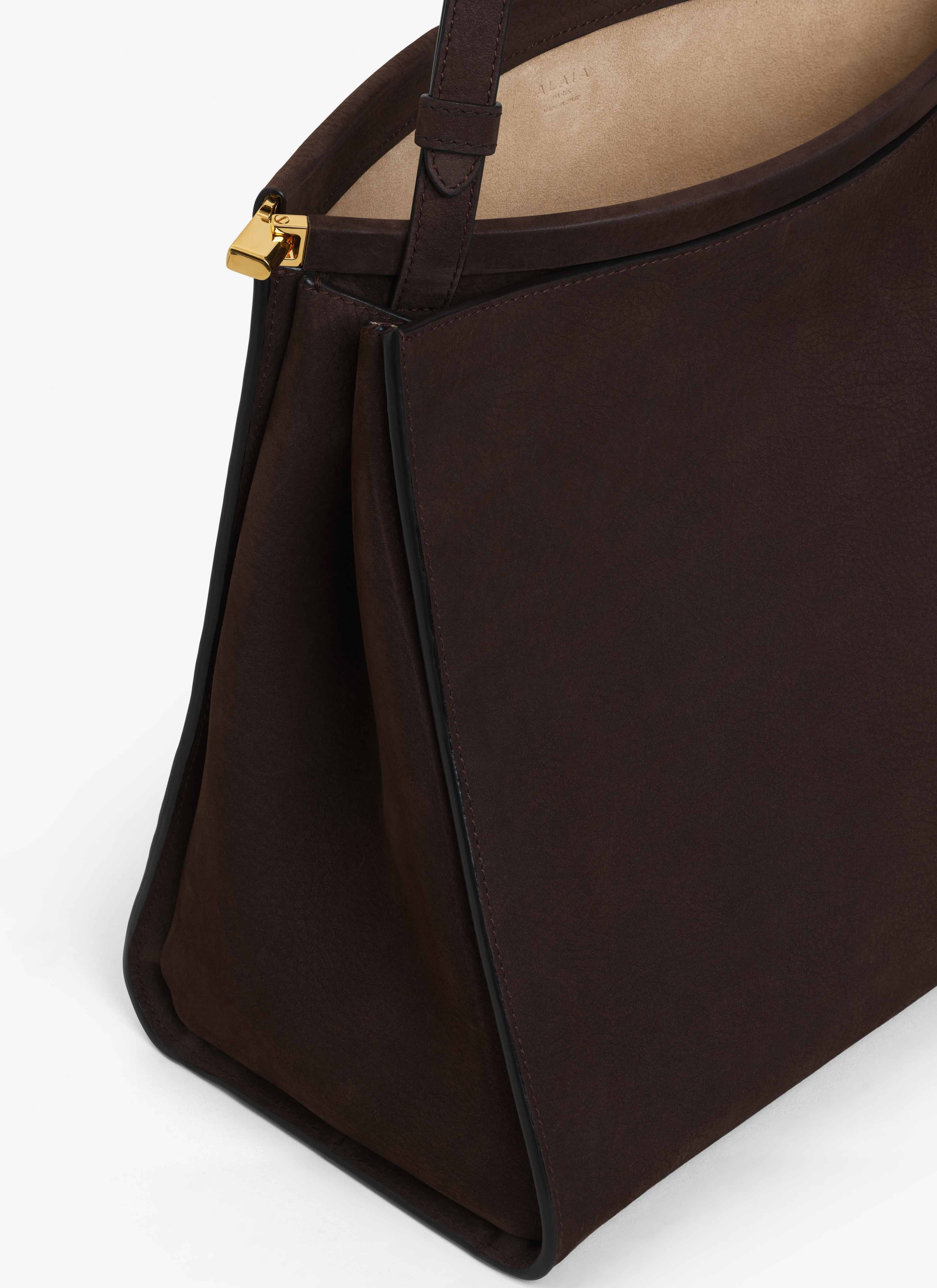 LE CLICK MEDIUM SQUARE BAG IN NUBUCK - 5