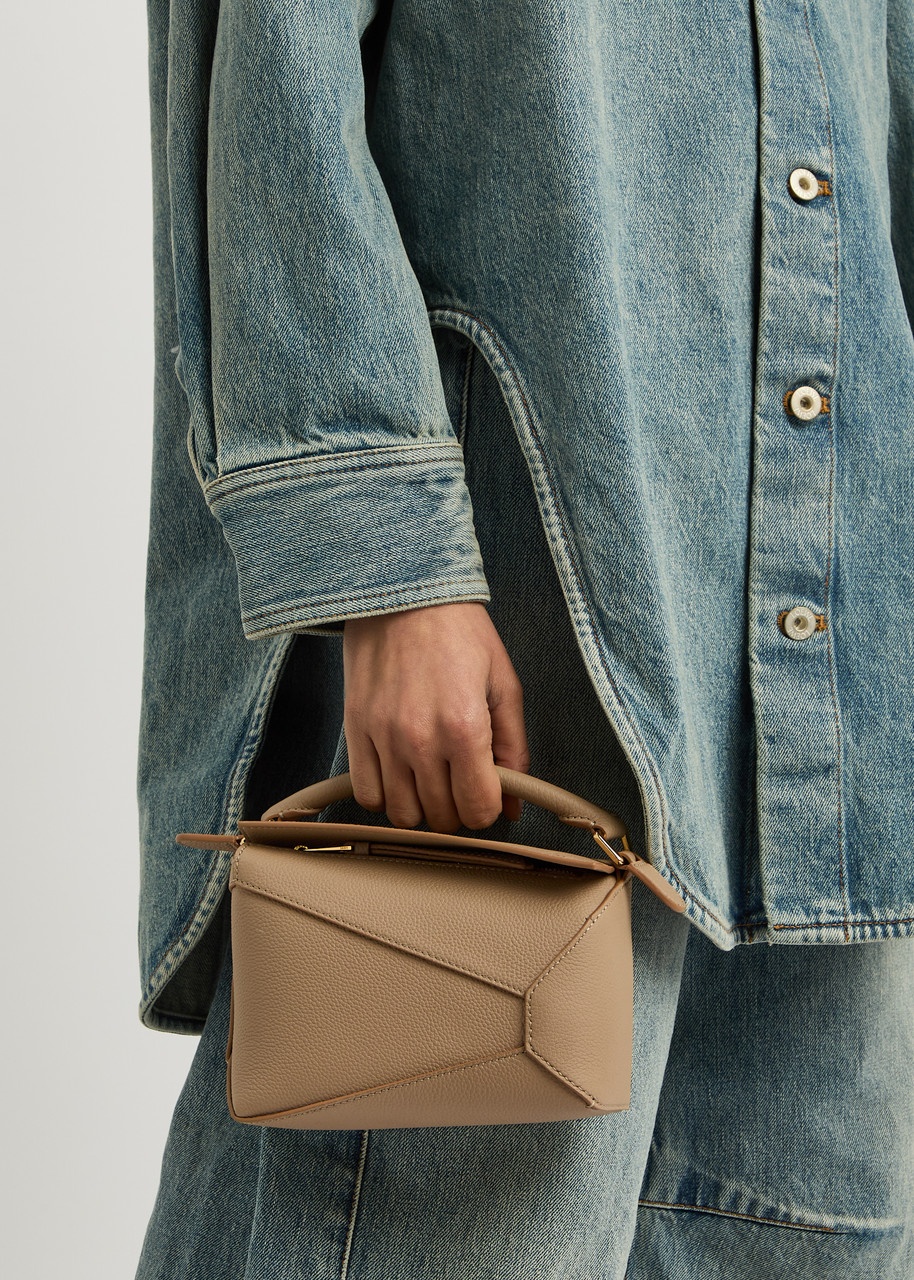 Loewe Puzzle Edge Mini Leather top Handle bag - 6