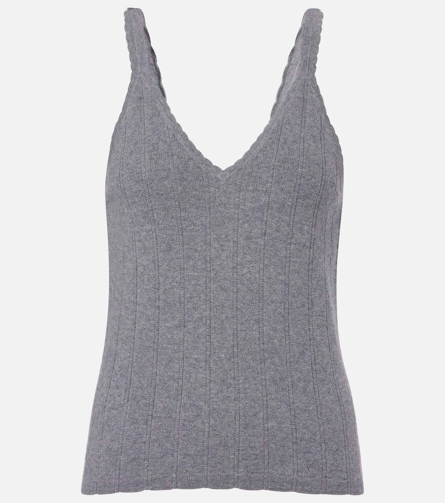 Suni cotton and cashmere tank top - 1