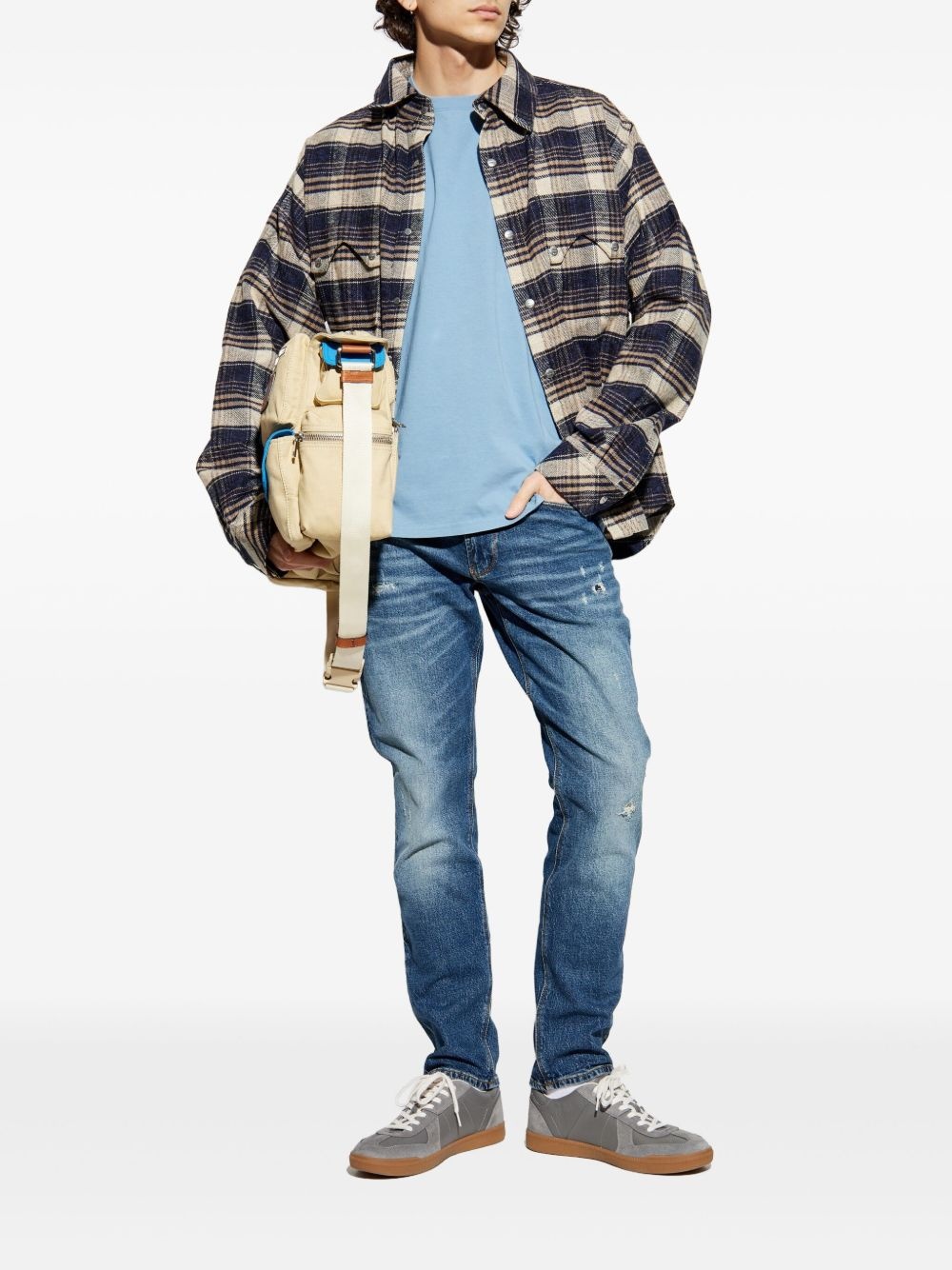 distressed-effect jeans - 2