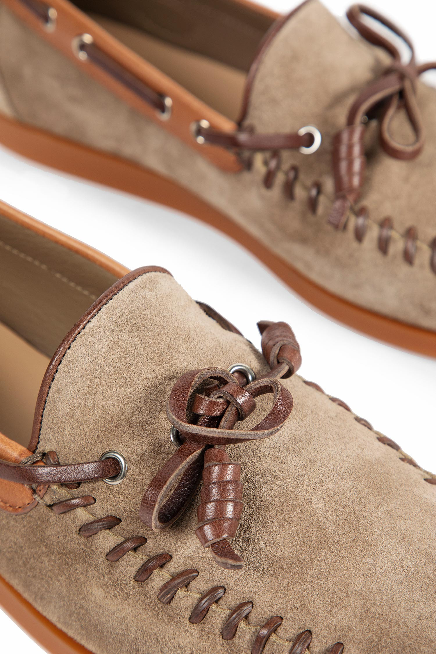 Palm Avenue Crust Leather Boat Shoes - 7