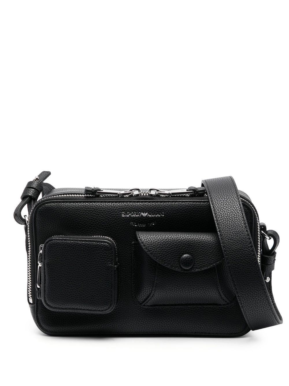 zip-around utility shoulder bag - 1