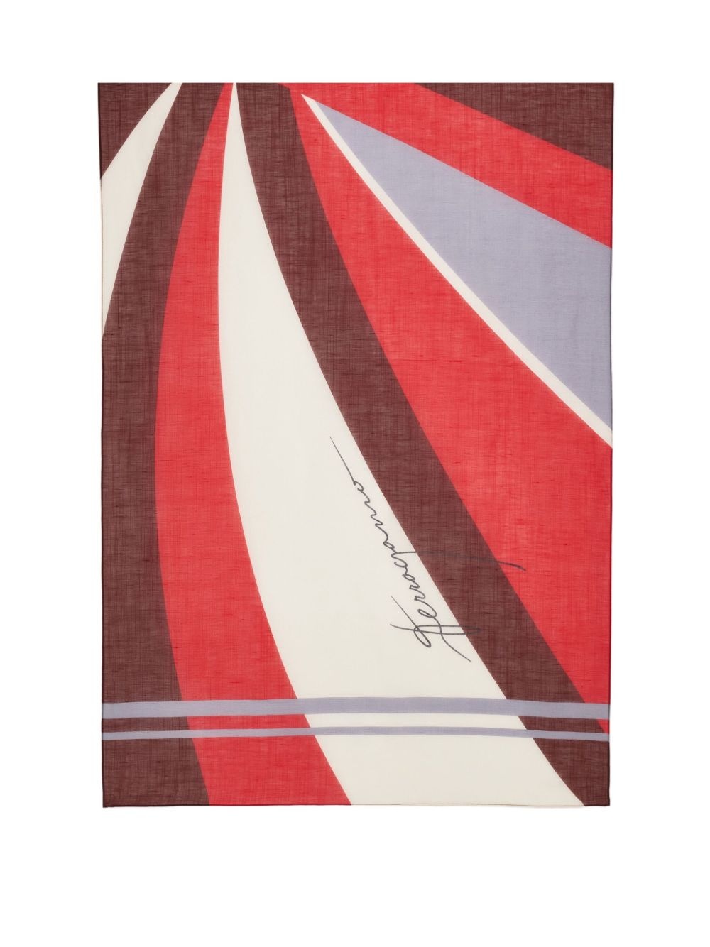 printed scarf - 2