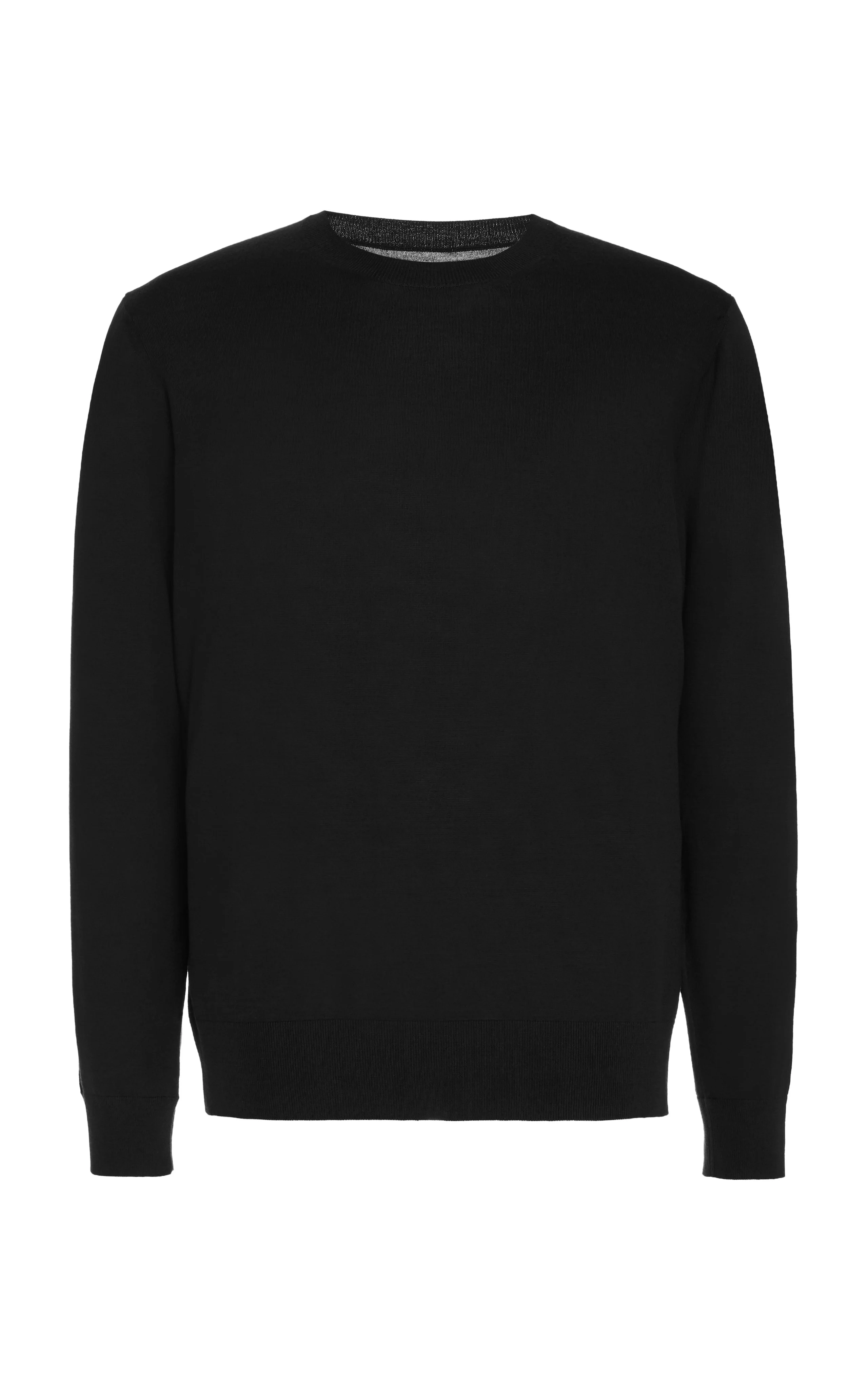 Palco 니트 Crewneck 에 검정 Merino 모직 - 1