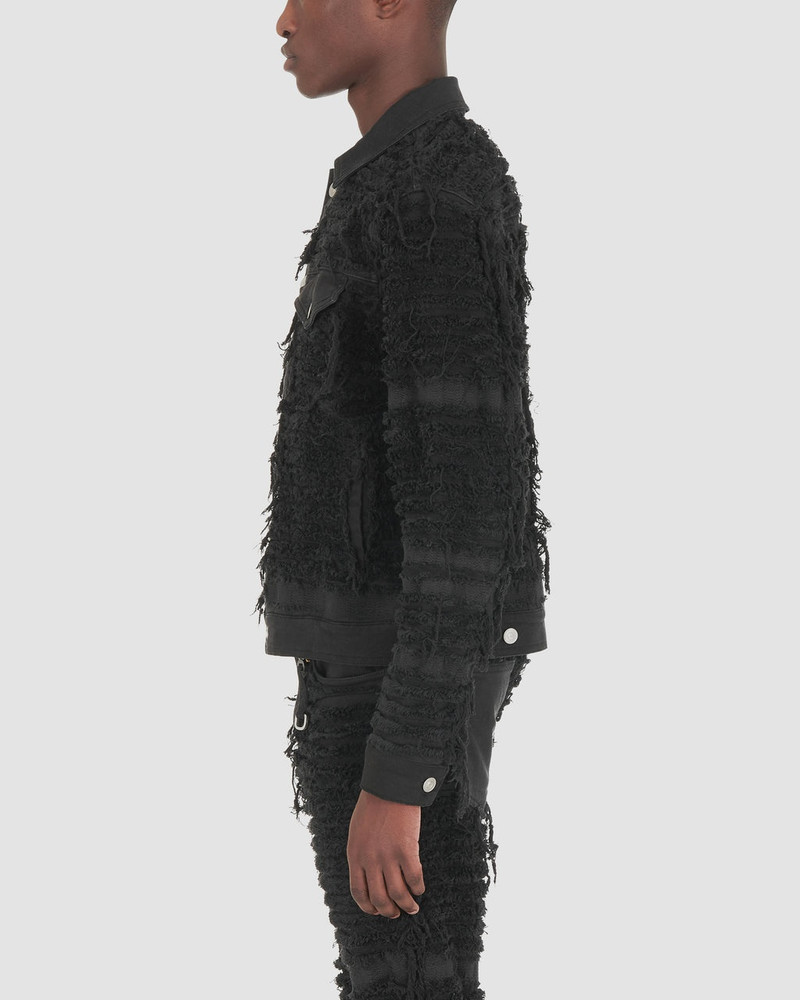DENIM JACKET BLACKMEANS WITHOUT STUDS 4