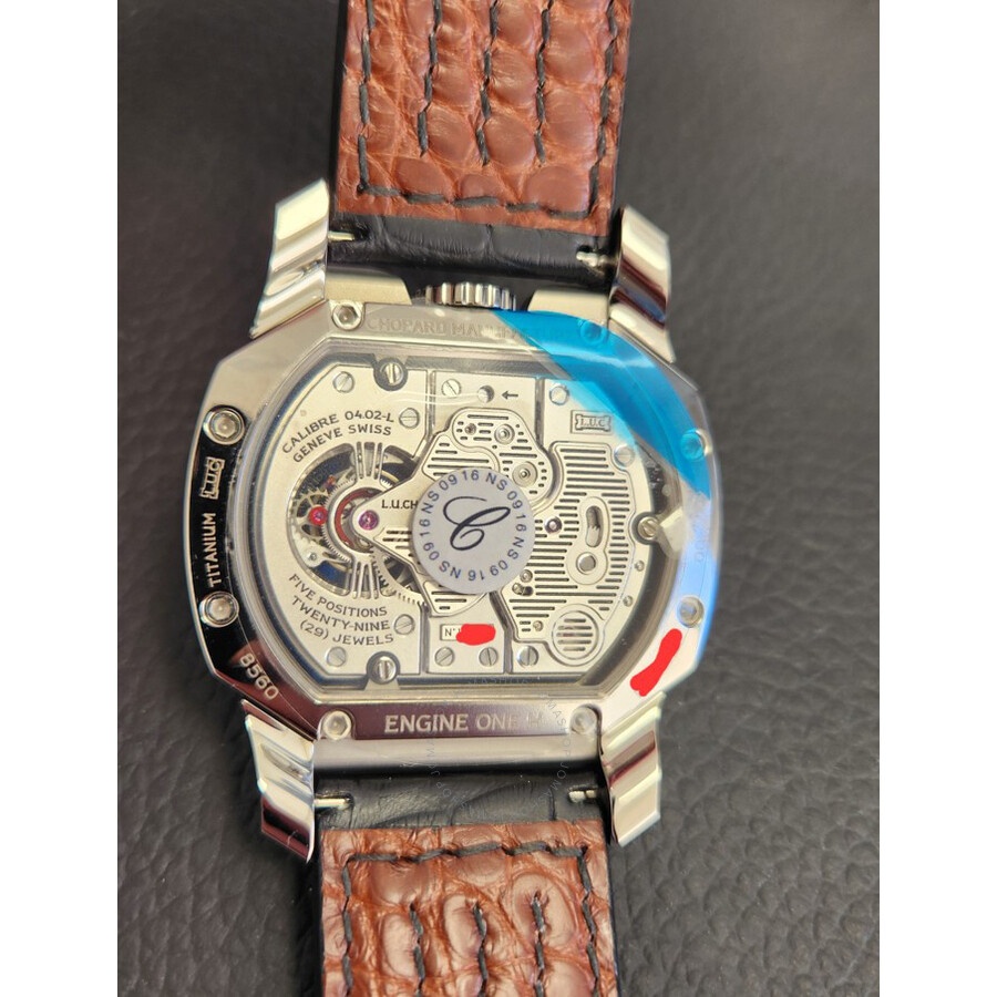 Chopard L.U.C Engine One Silver-tone Dial Men's Watch 168560-3001 - 7