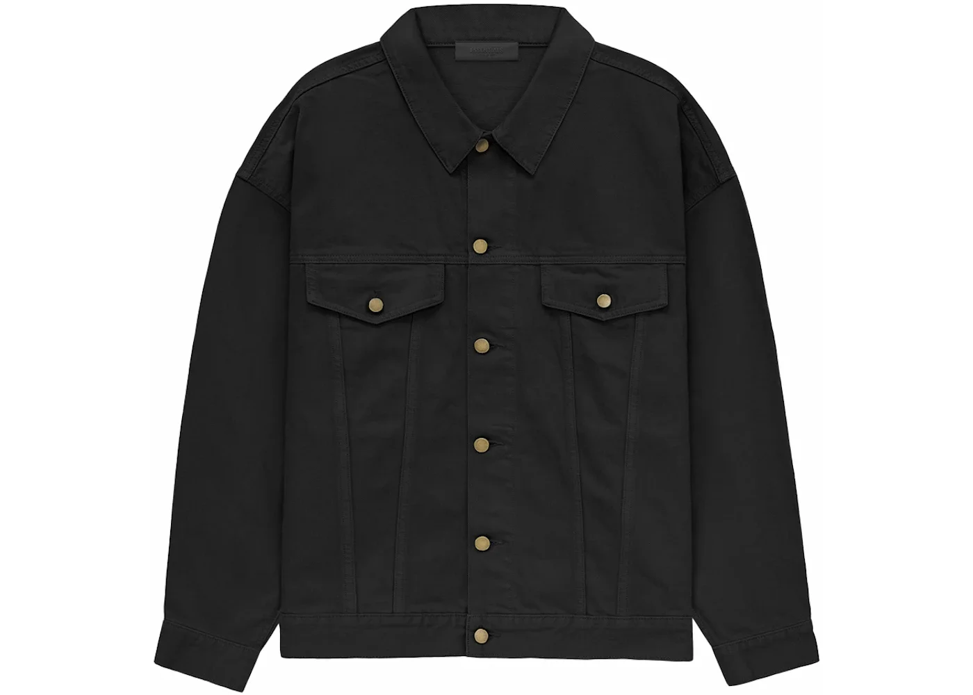 Fear of God Essentials Denim Jacket Jet Black - 1