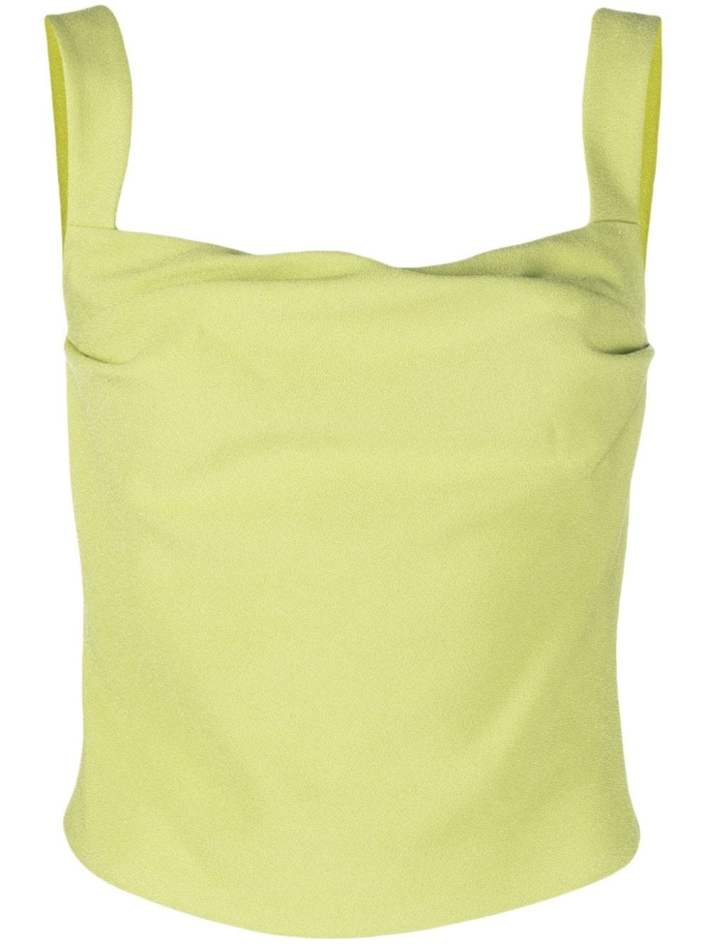 Raf Singlet pleat-detailing tank top - 1