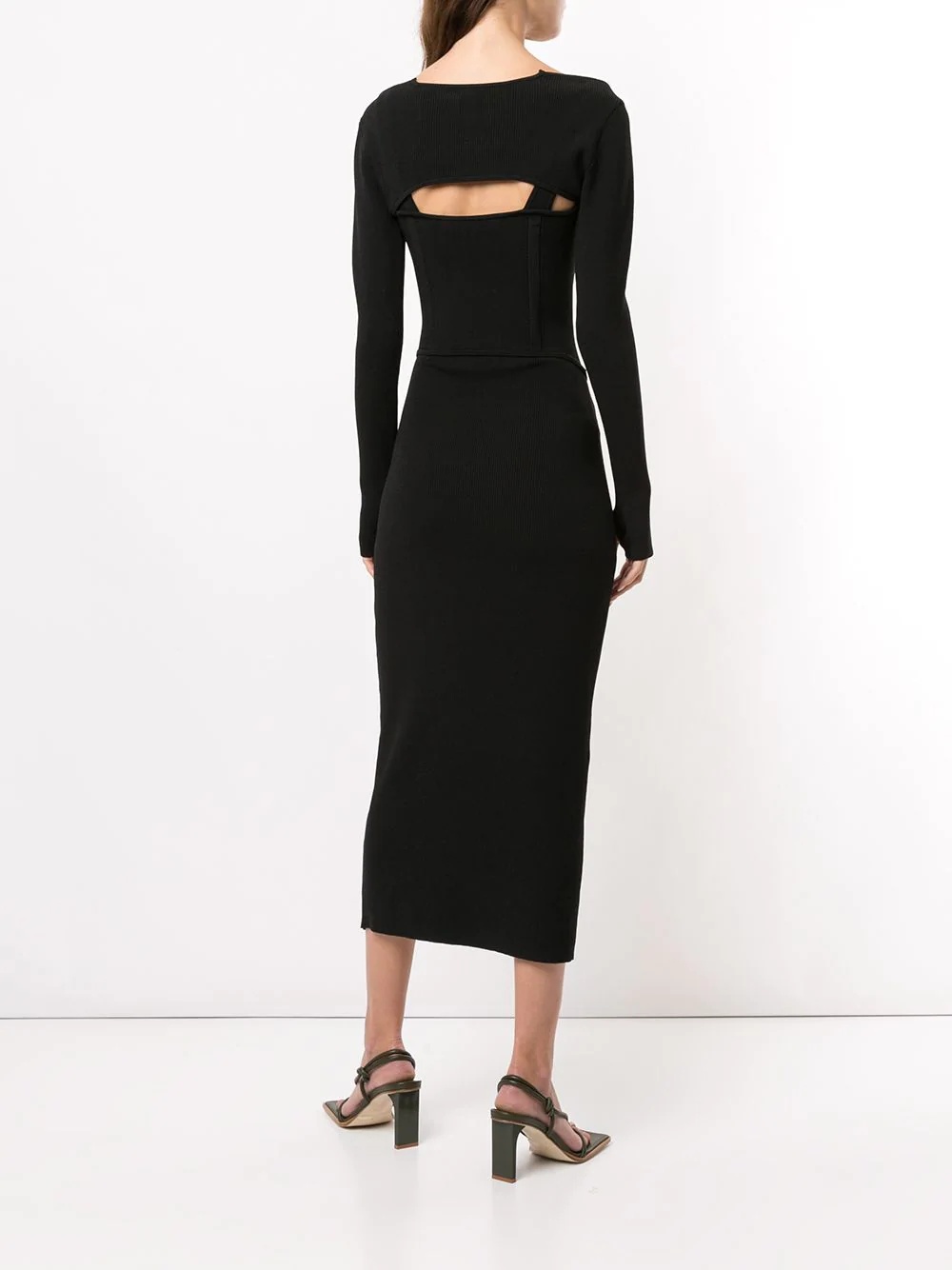 cutout midi dress - 4