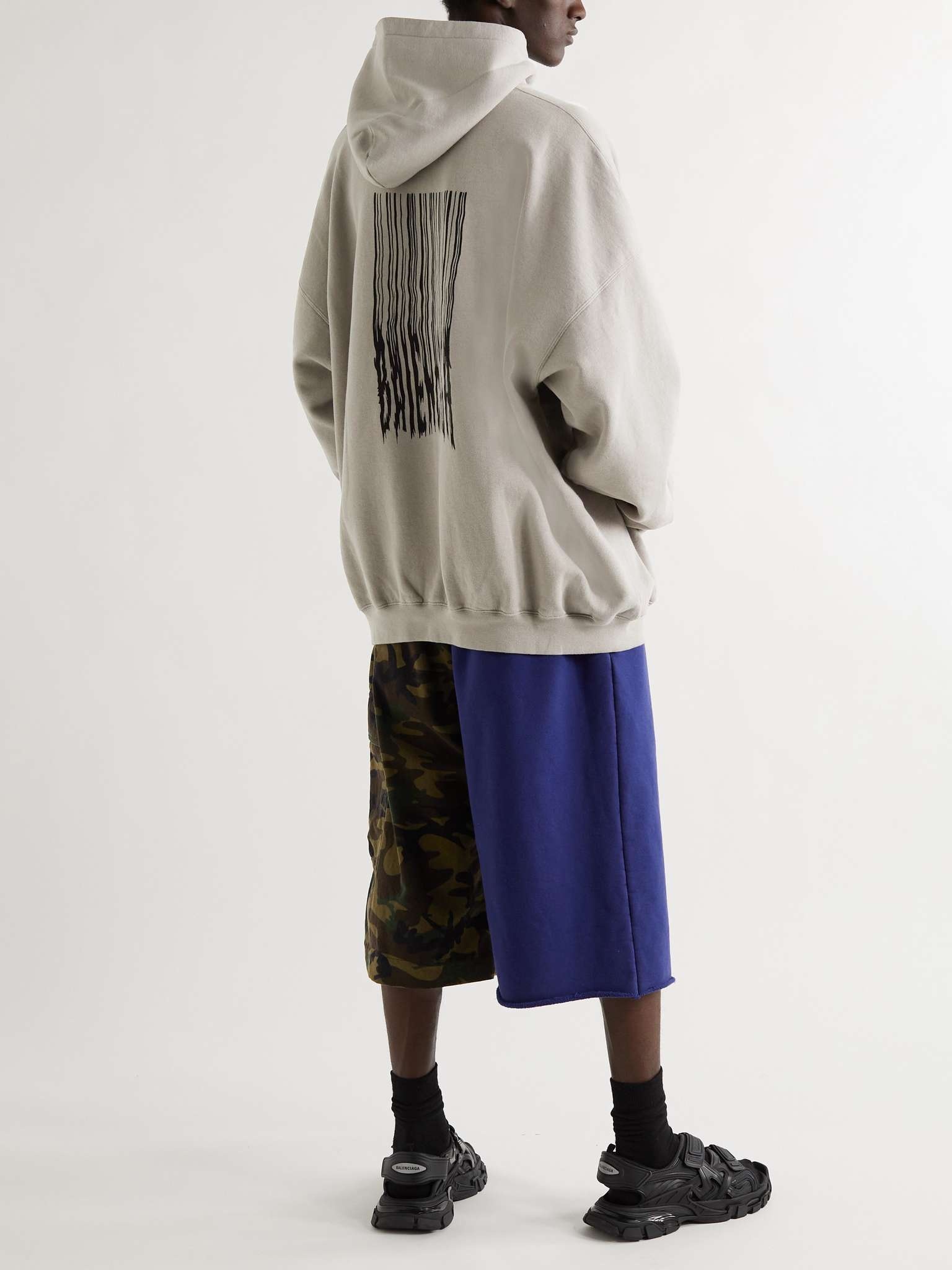 Oversized Logo-Print Cotton-Jersey Hoodie - 2