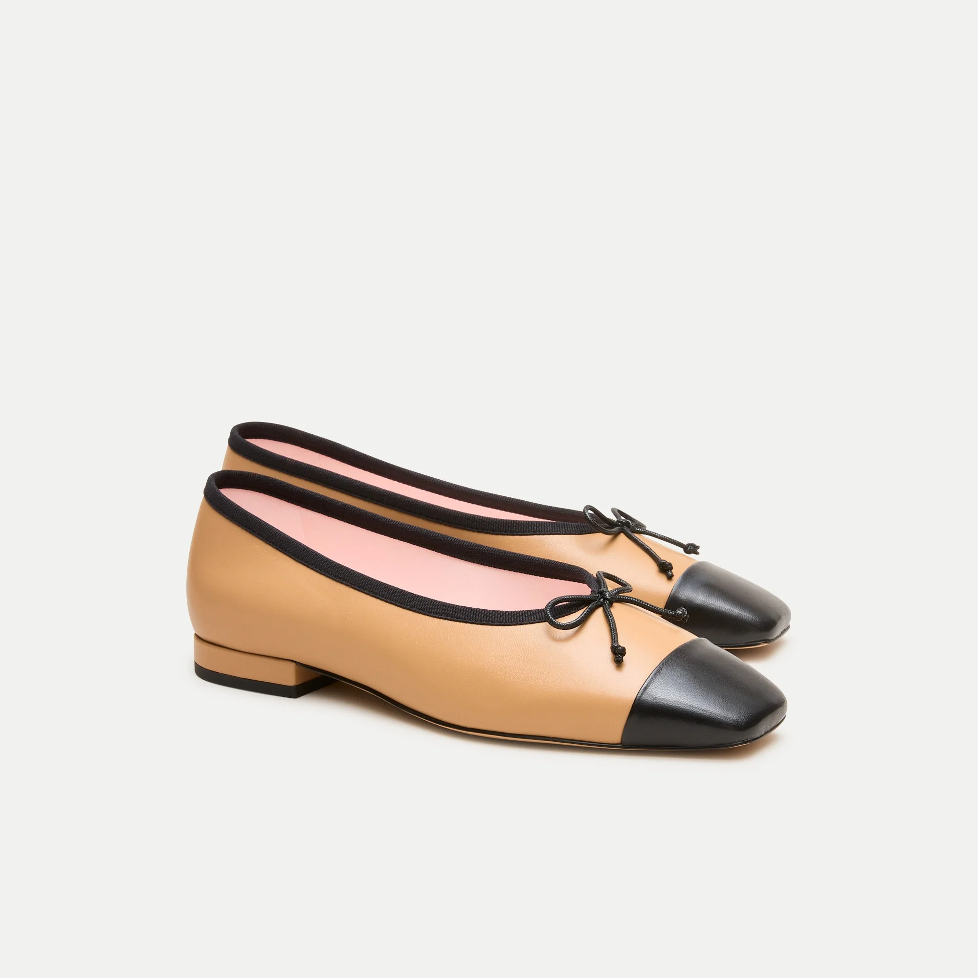 Sophie cap toe ballet flats in leather - 1