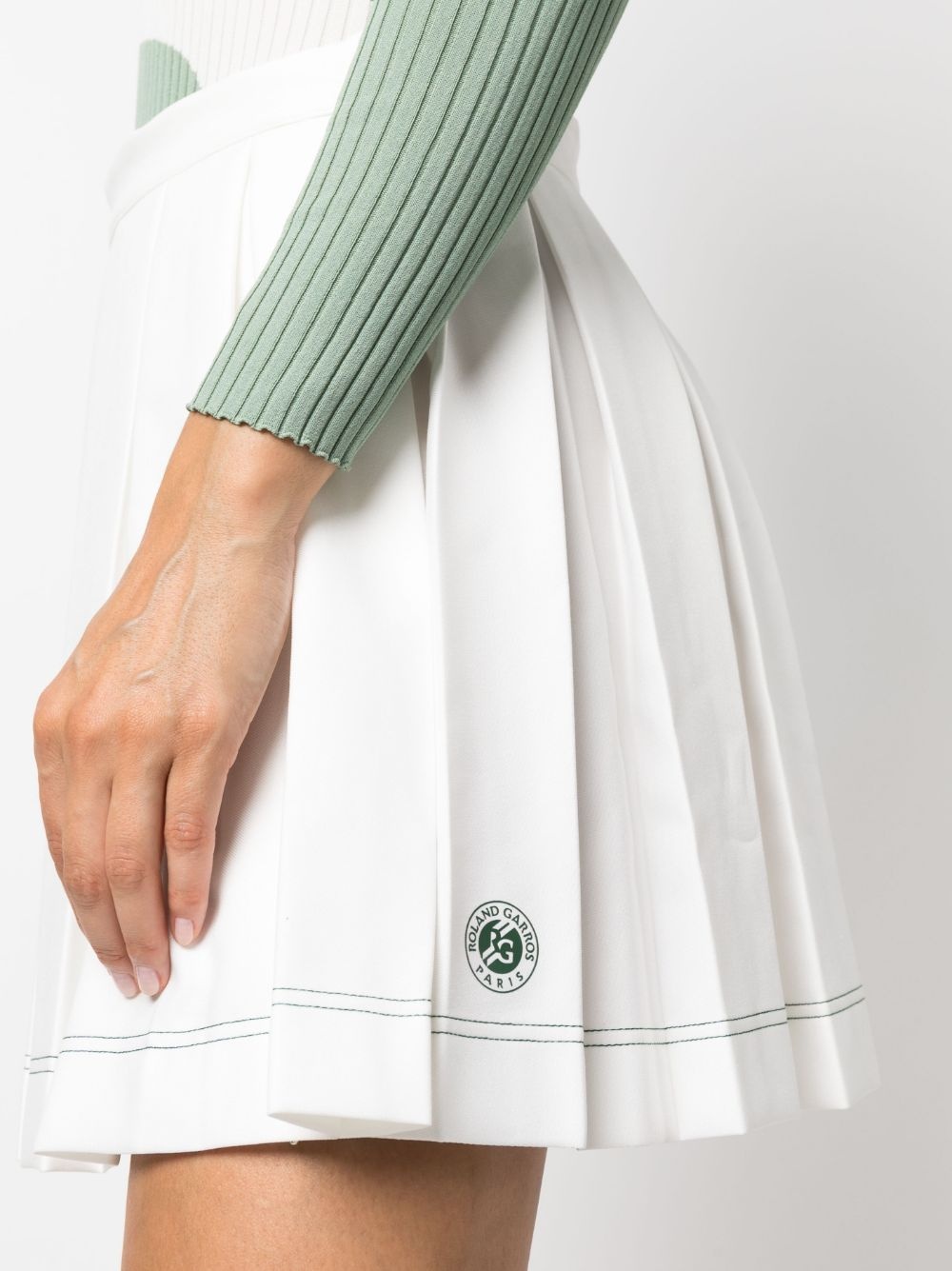 x Roland Garros A-line pleated miniskirt - 5