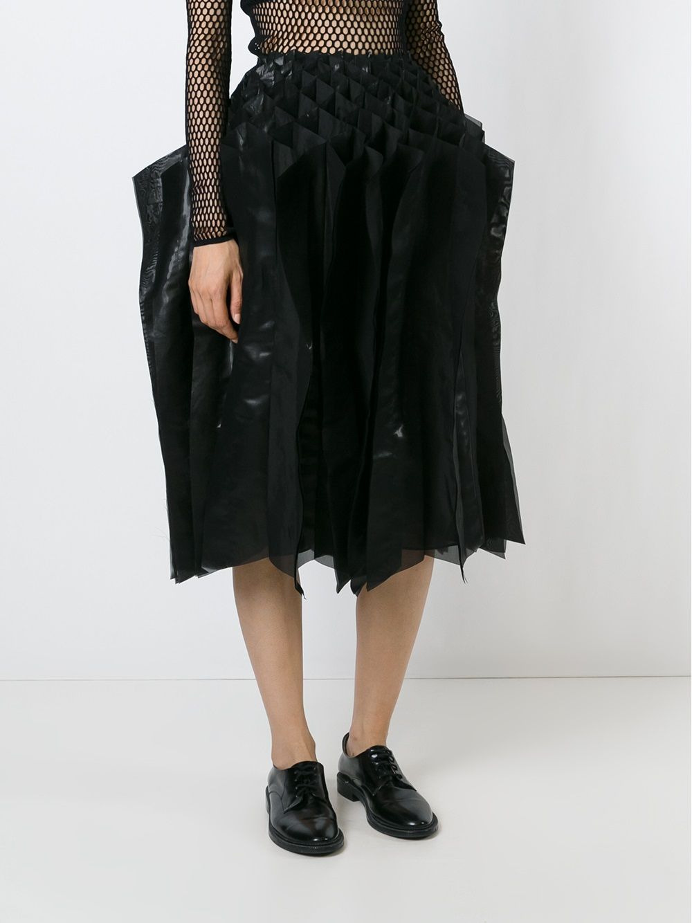pleated concertina skirt - 3