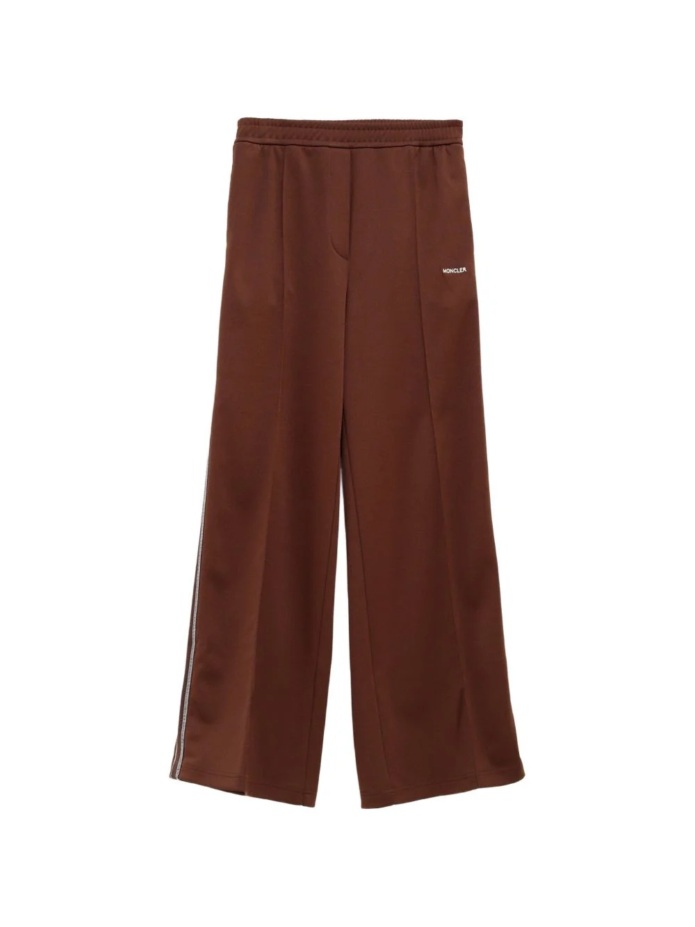 logo-embroidered side-stripe track pants - 1