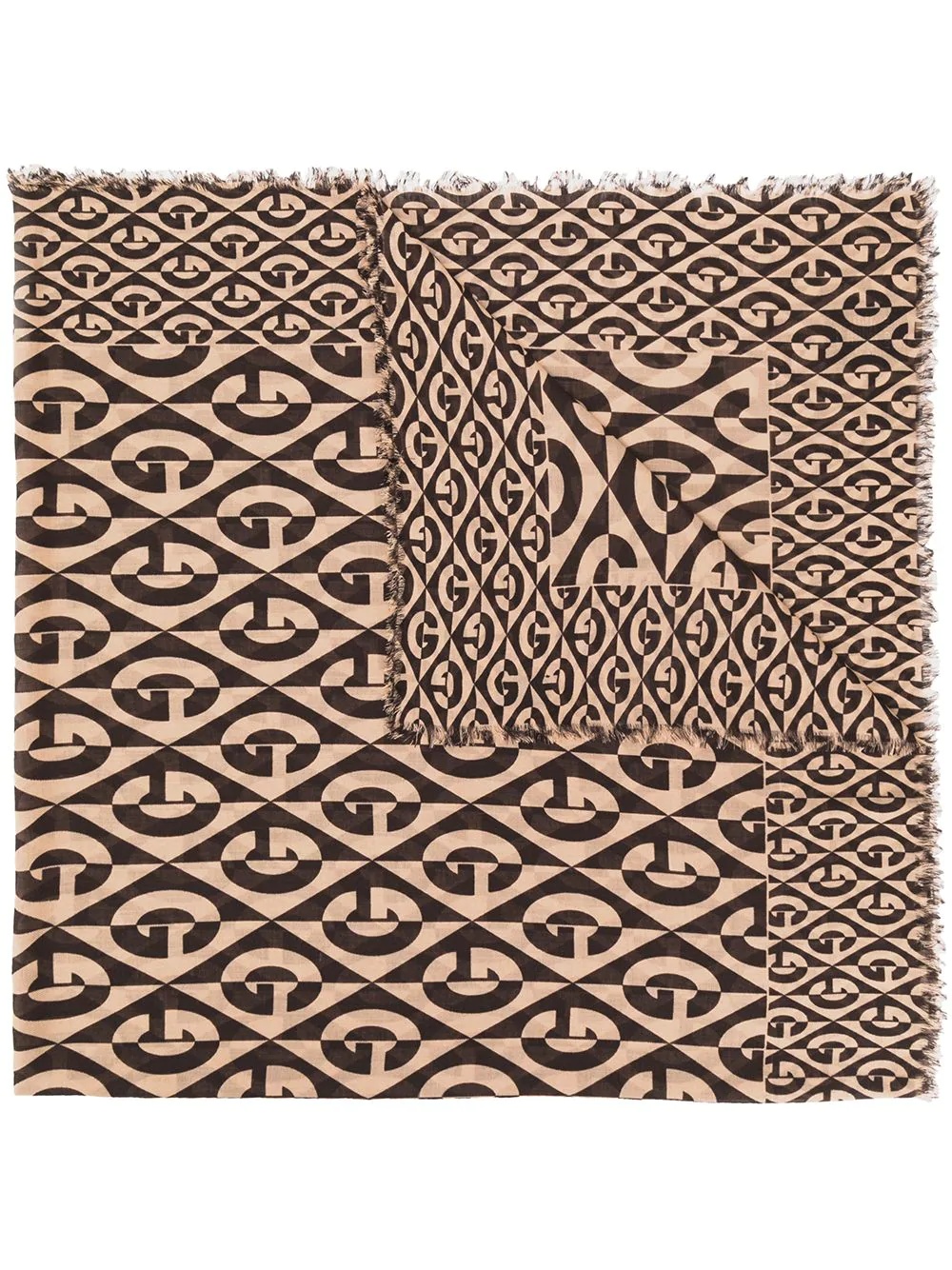 G rhombus print scarf - 1