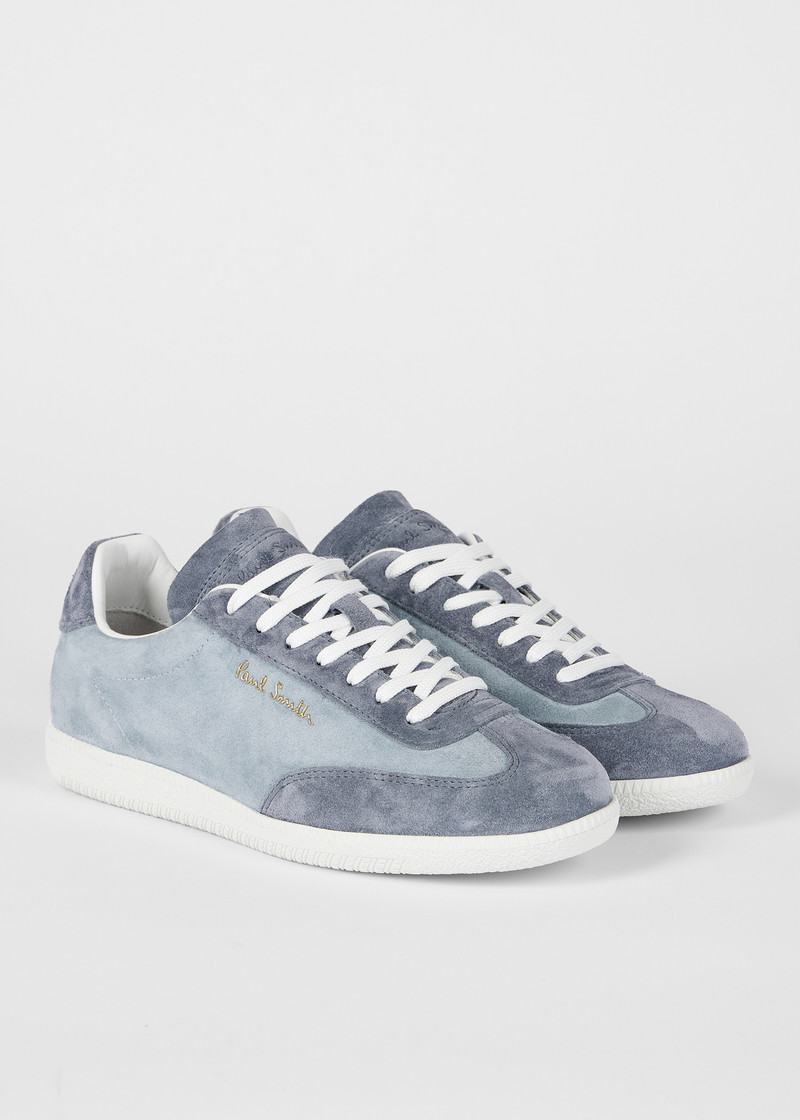 Women's Blue Leather 'Como' Trainers 5